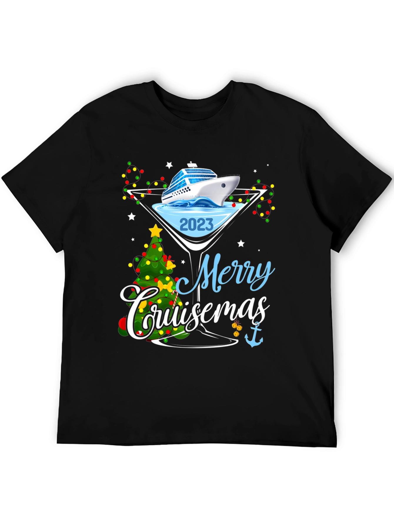 Merry Cruisemas 2023 T-Shirt Cruise Christmas Tee