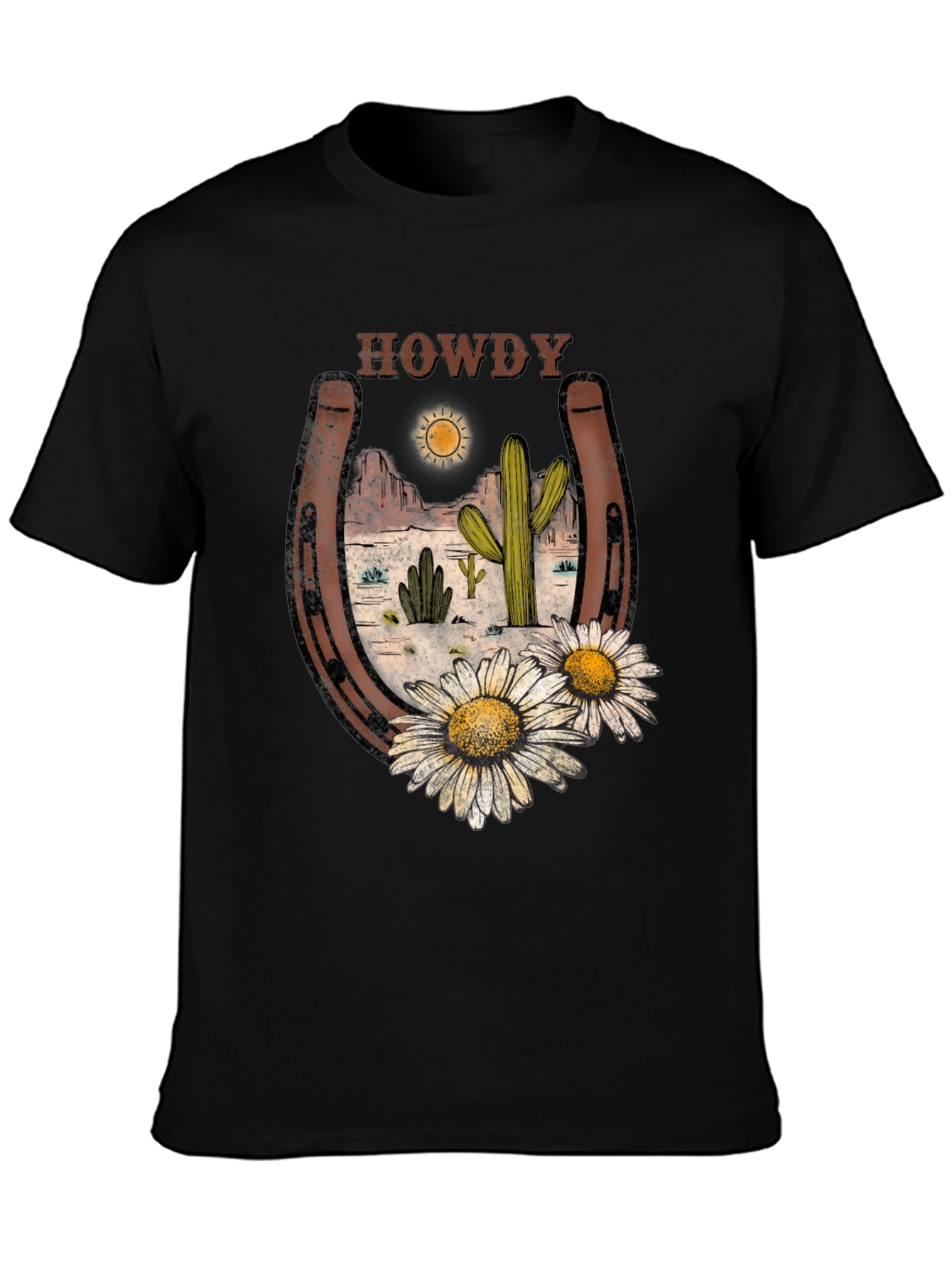 Howdy Desert Horseshoe Graphic Tee