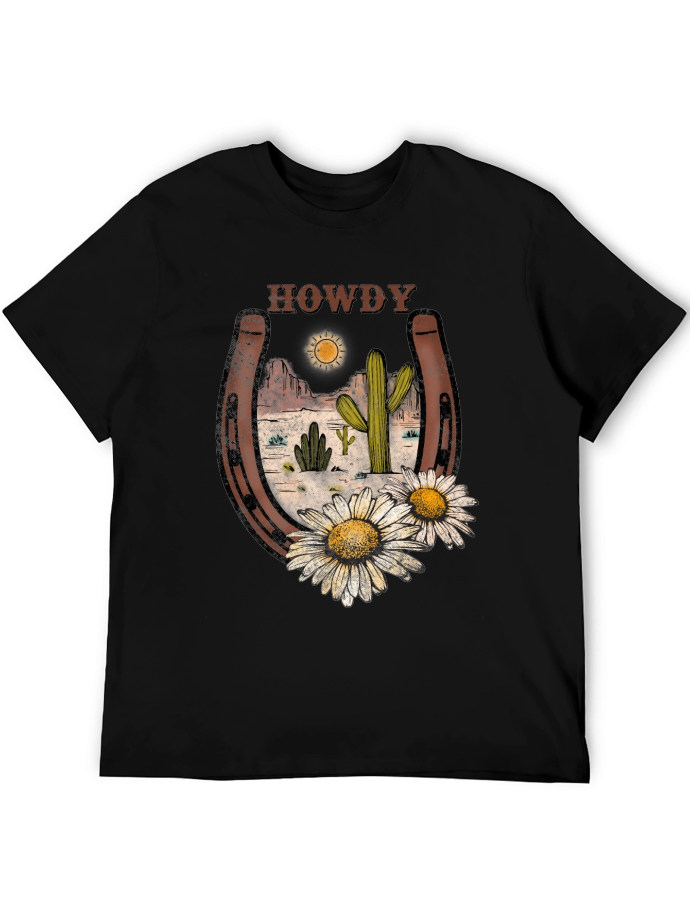 Howdy Desert Horseshoe Graphic Tee