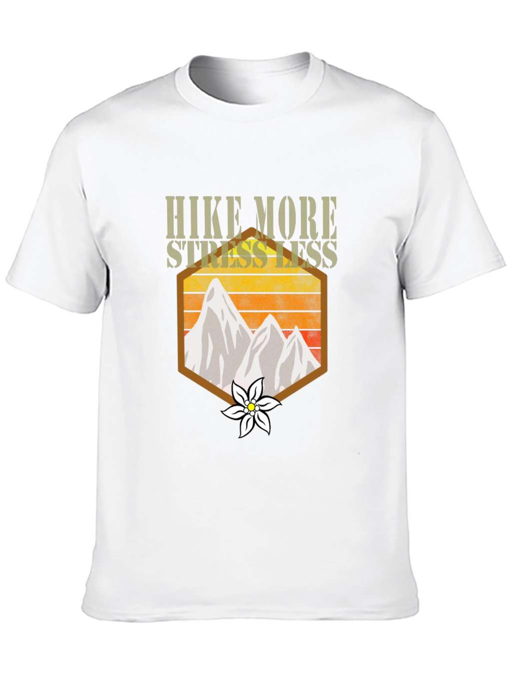 Hike More Stress Less Graphic Tee