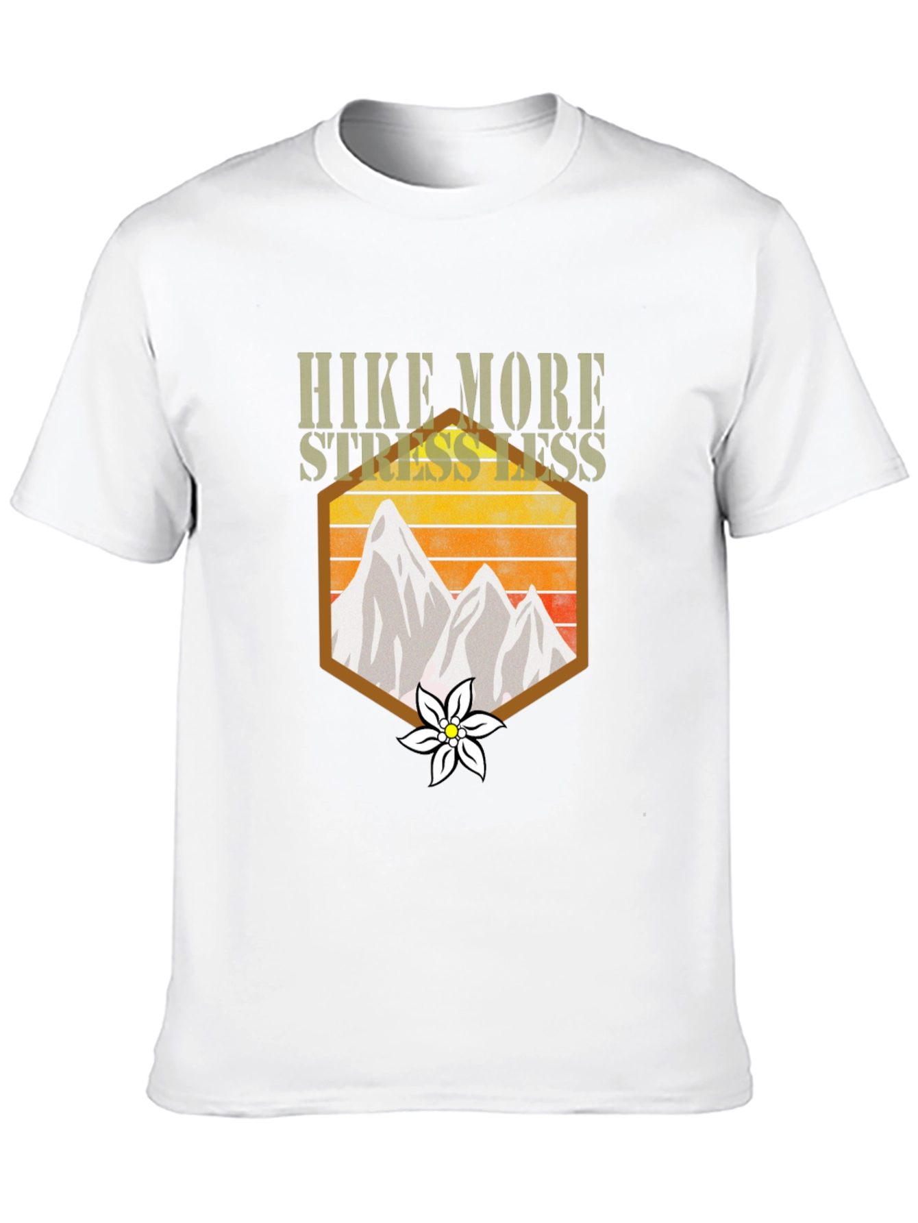Hike More Stress Less Graphic Tee