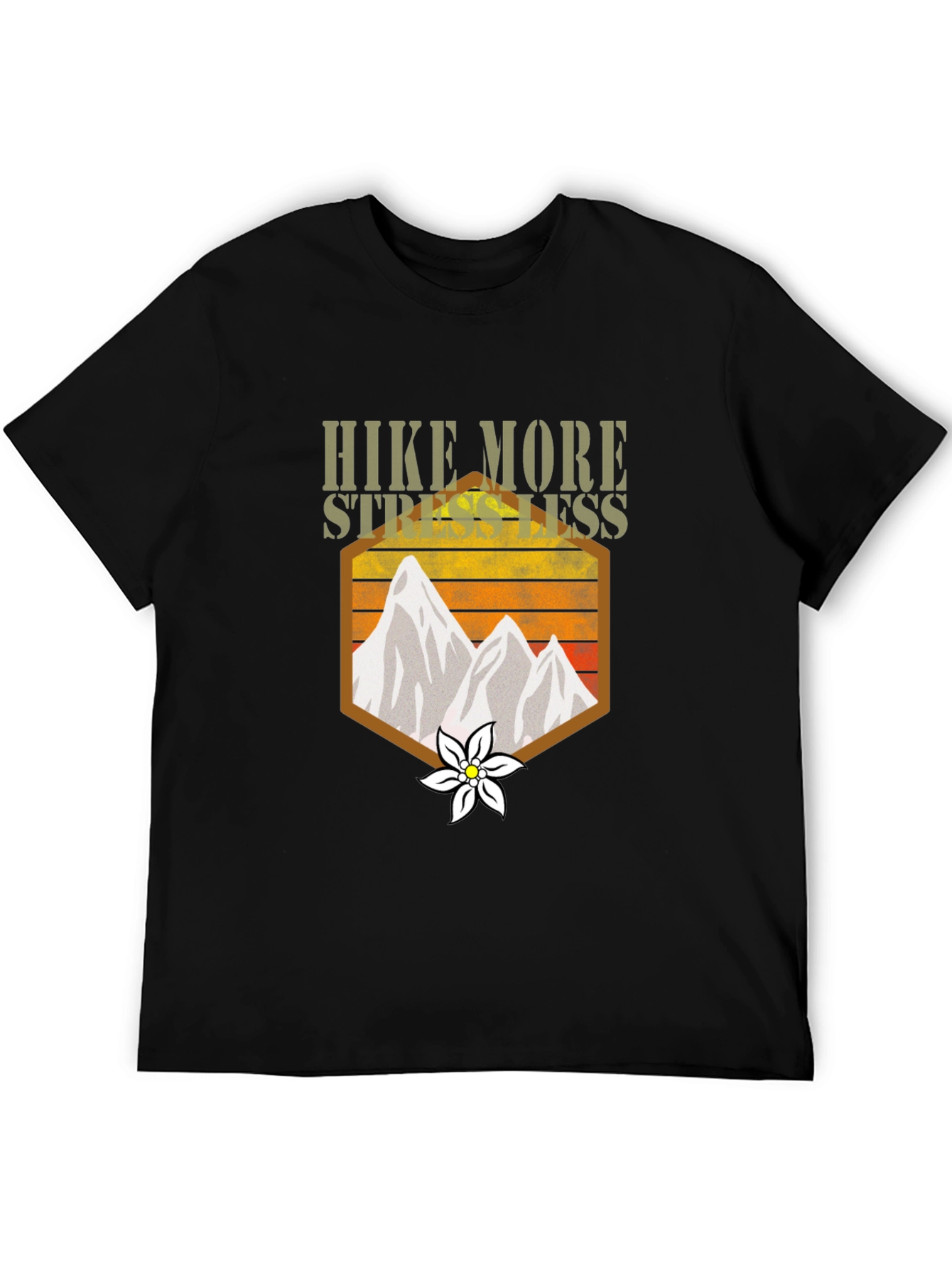 Hike More Stress Less Graphic Tee