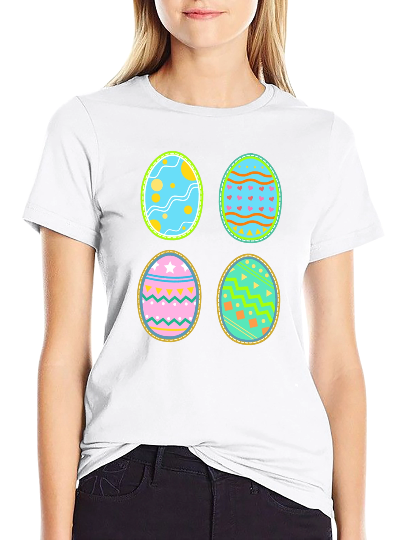 Festive Easter Egg T-Shirt - Fun Holiday Apparel