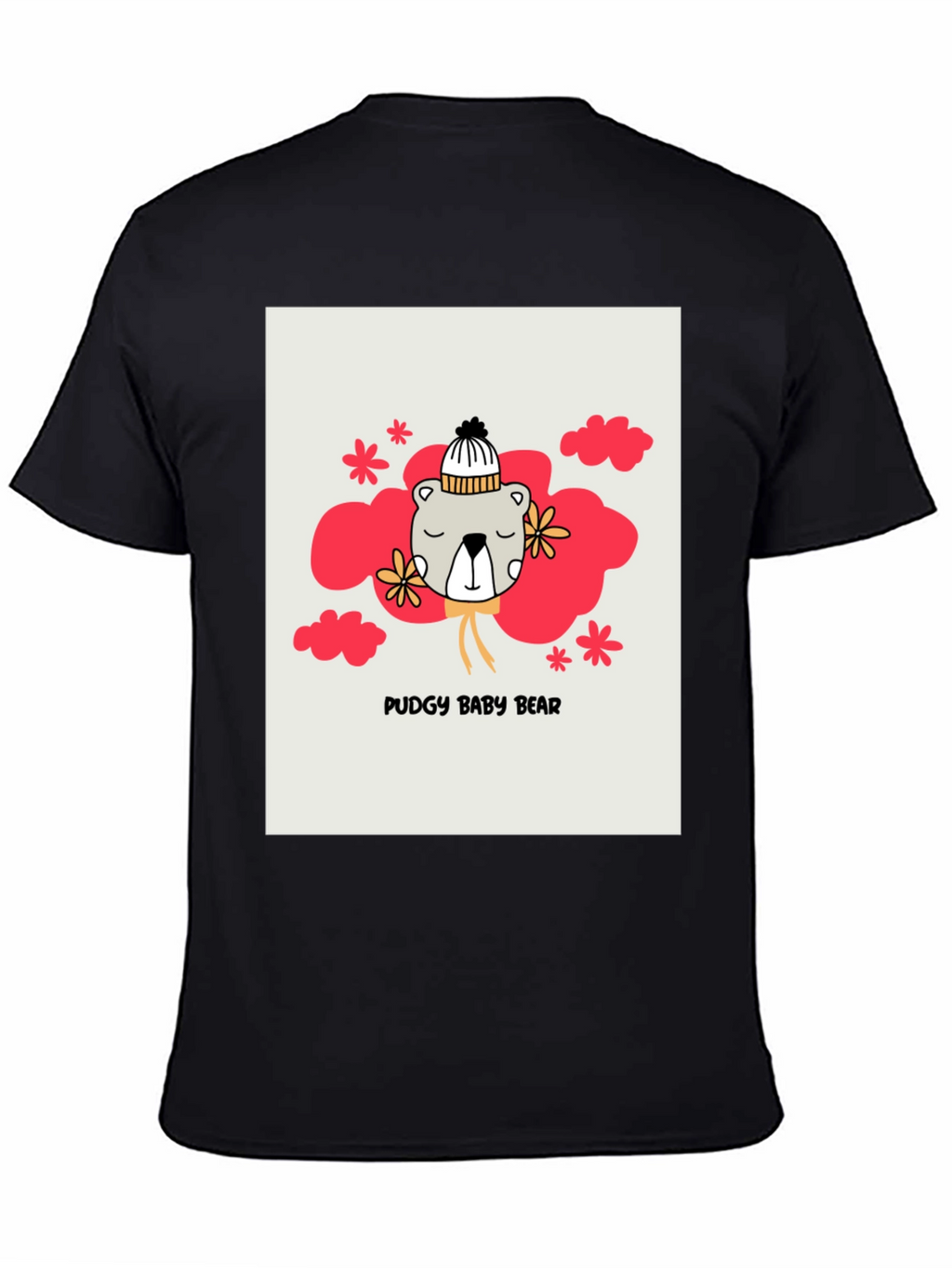 Pudgy Baby Bear Graphic T-Shirt