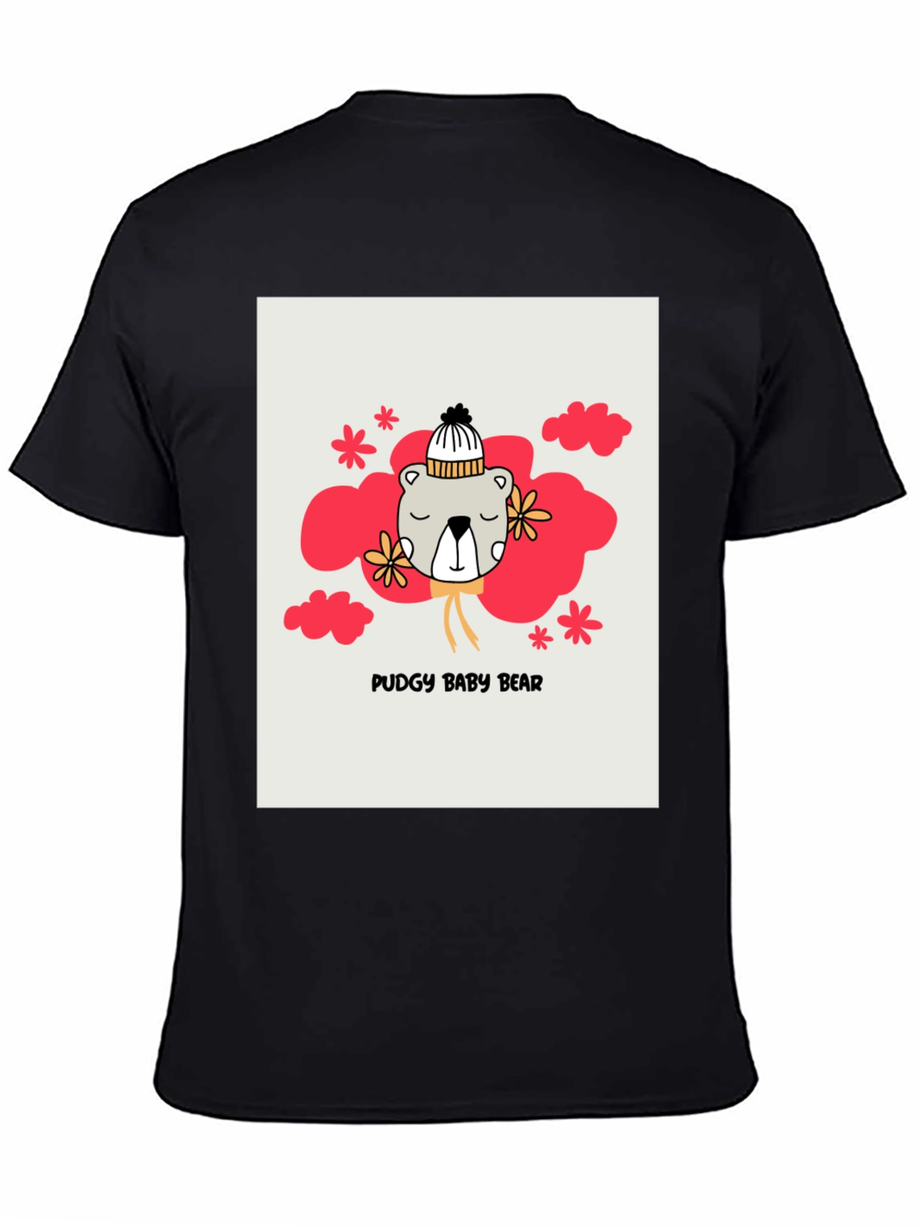 Pudgy Baby Bear Graphic T-Shirt