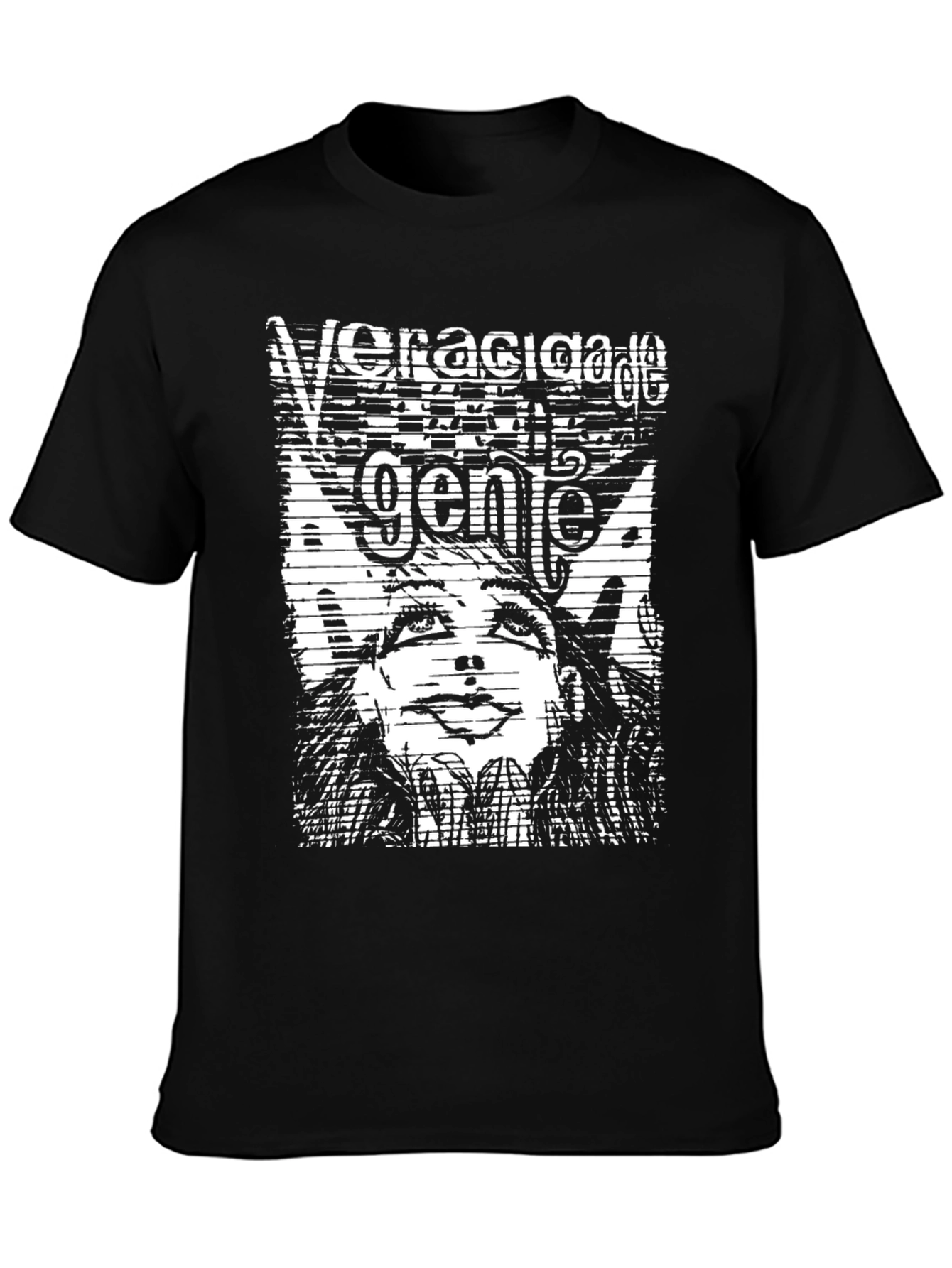 Veracigage Genie Black Graphic Tee
