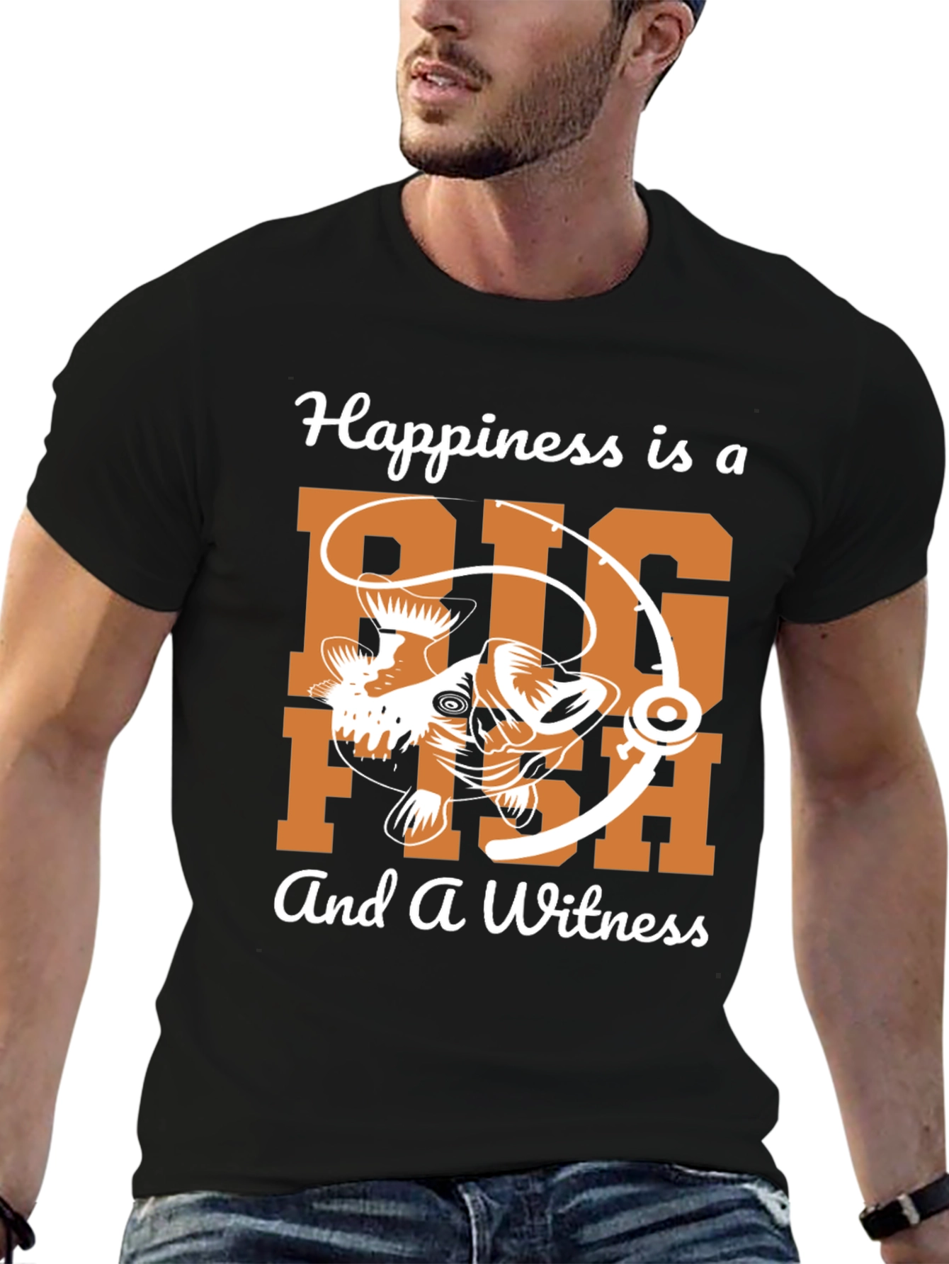 Fishing T-Shirt: Big Fish & A Witness