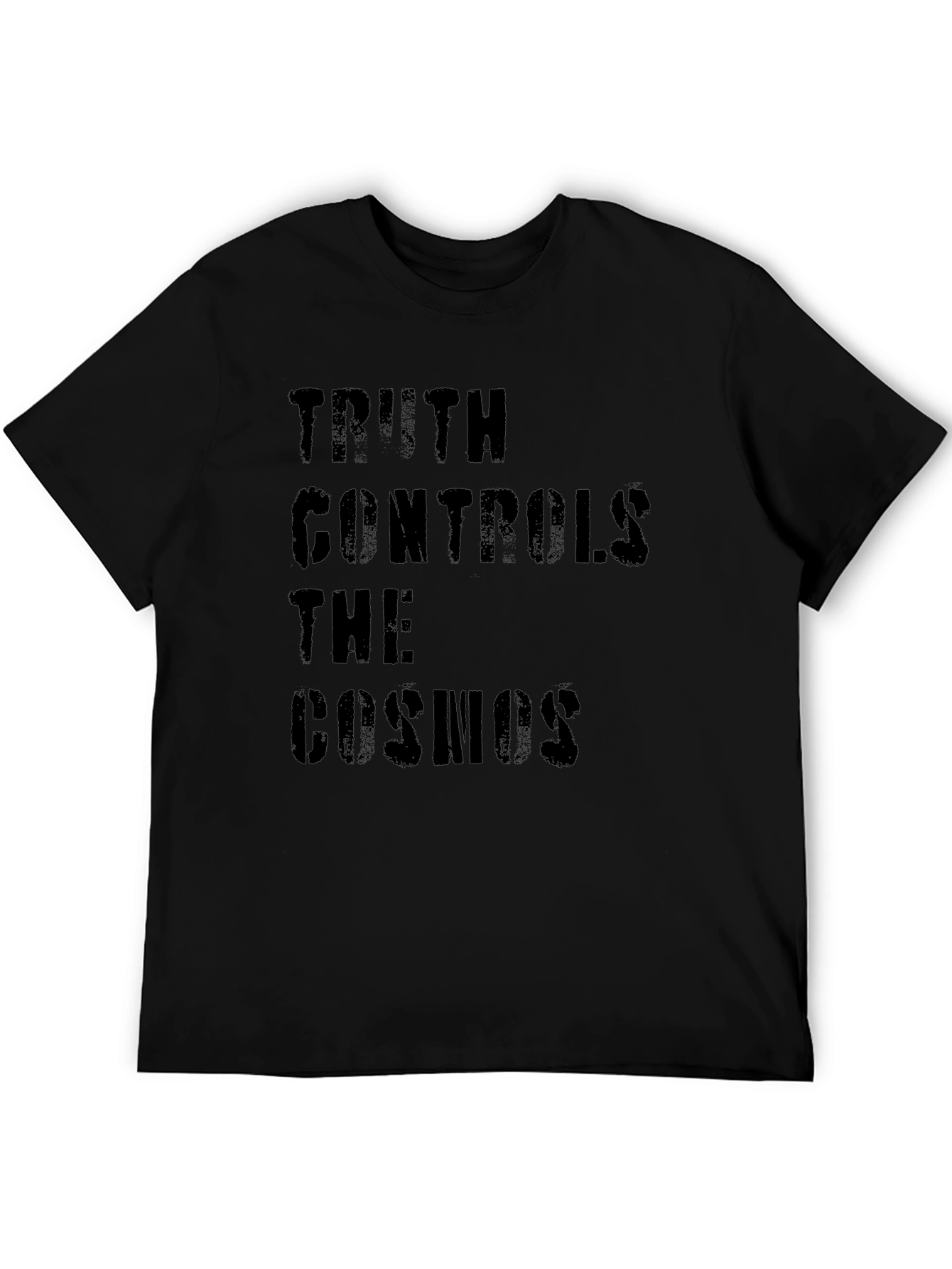 Truth Controls The Cosmos Graphic Tee - Black