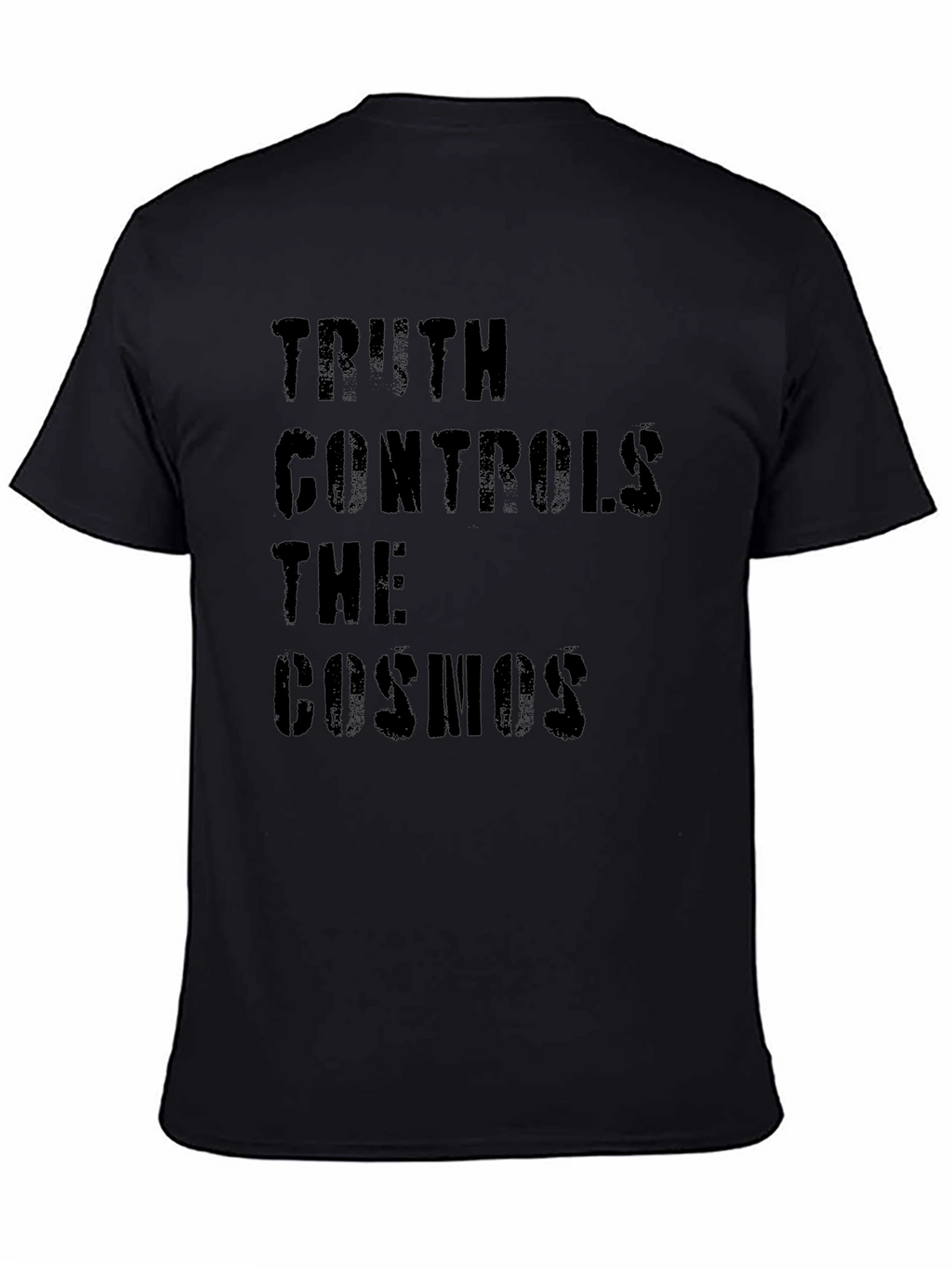 Truth Controls The Cosmos Graphic Tee - Black