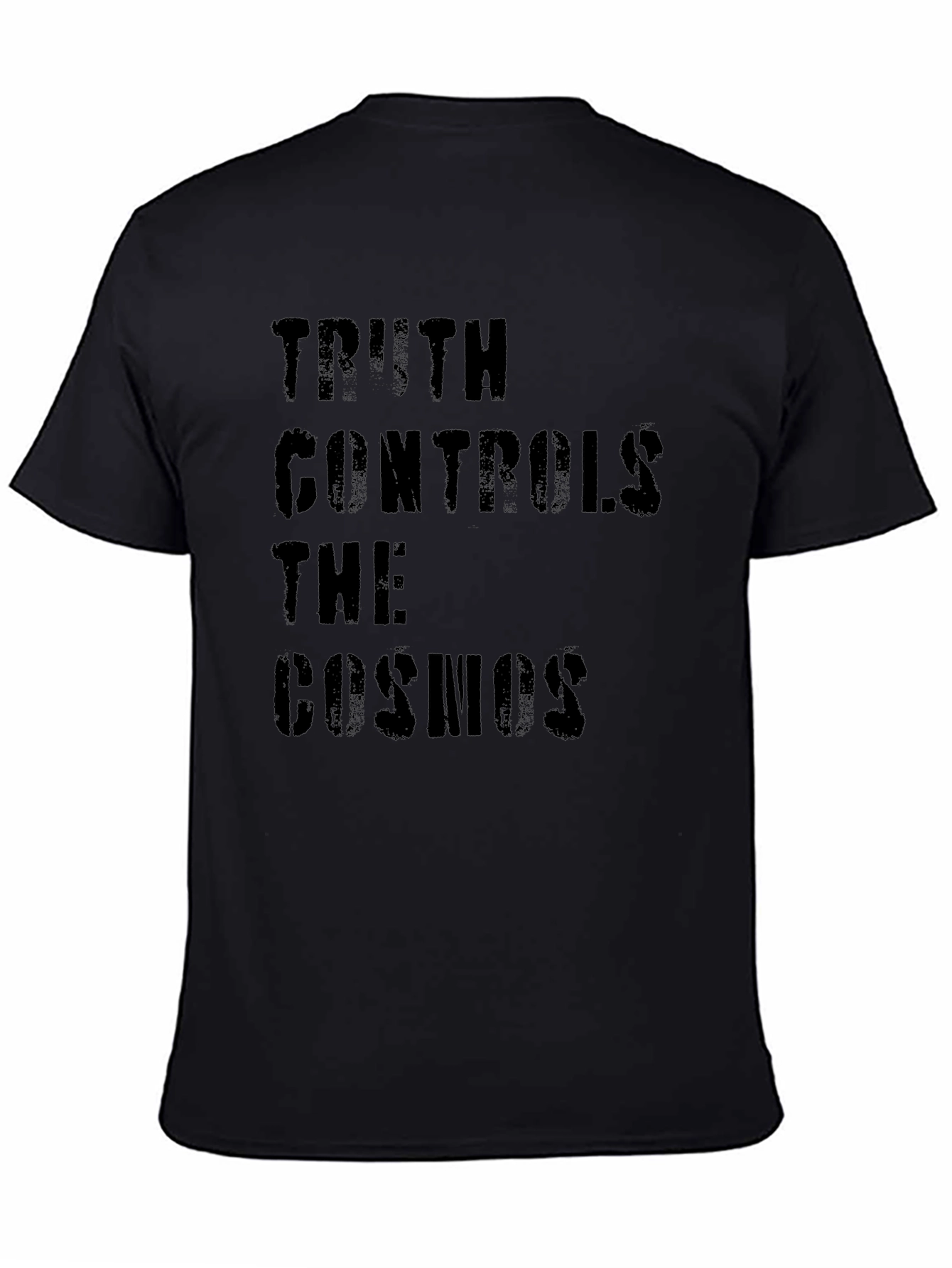 Truth Controls The Cosmos Graphic Tee - Black