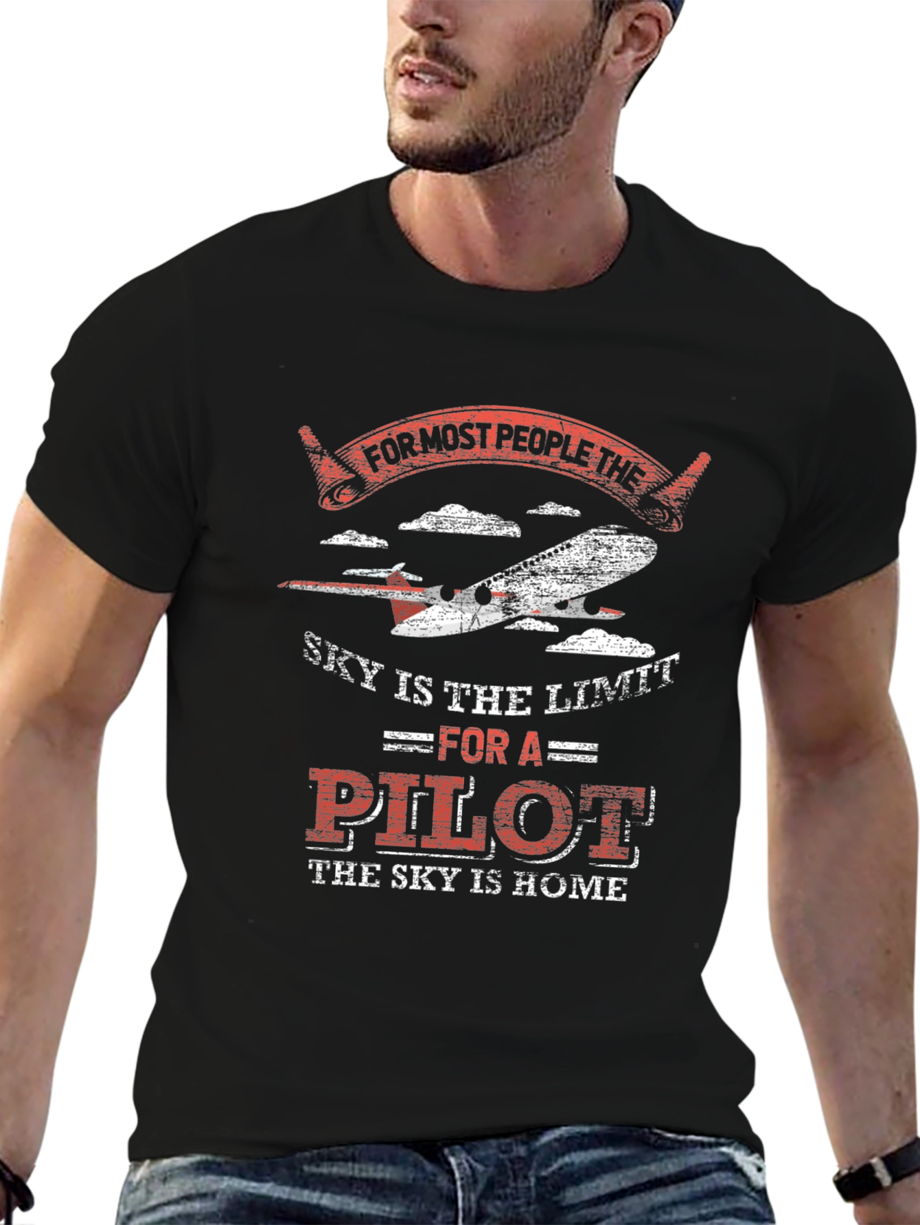 Pilot T-Shirt - Sky is Home