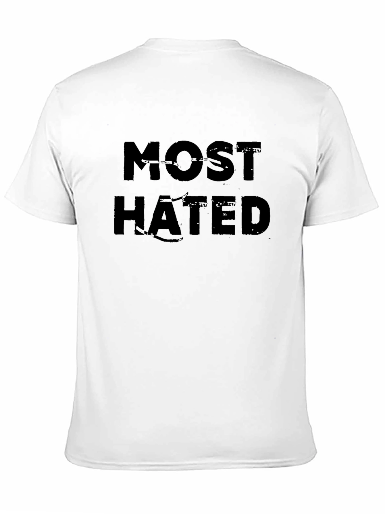 Most Hated Black Graphic T-Shirt