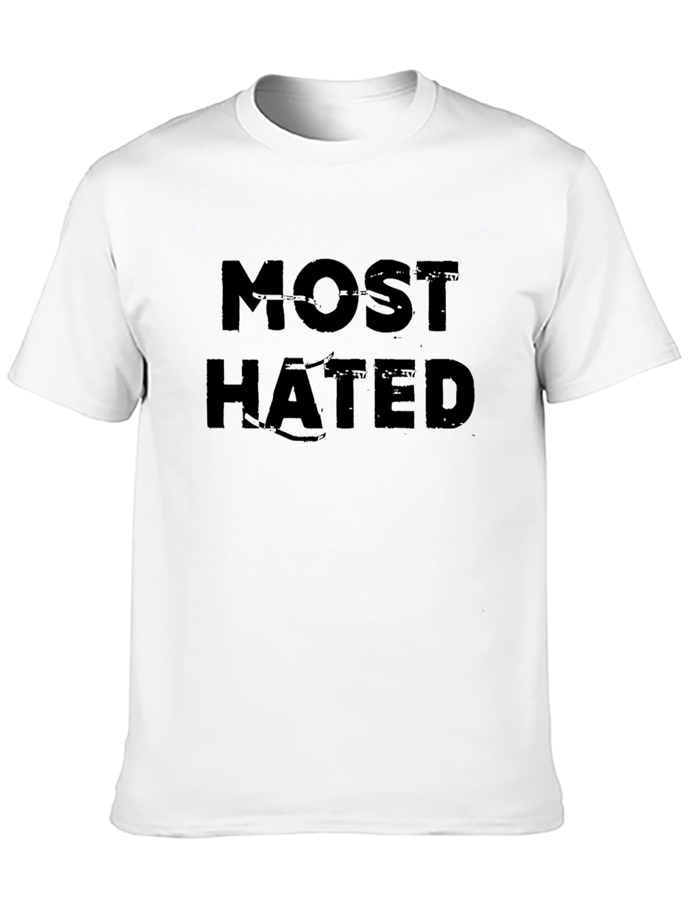 Most Hated Black Graphic T-Shirt