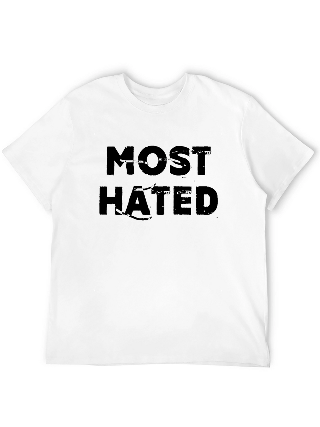 Most Hated Black Graphic T-Shirt