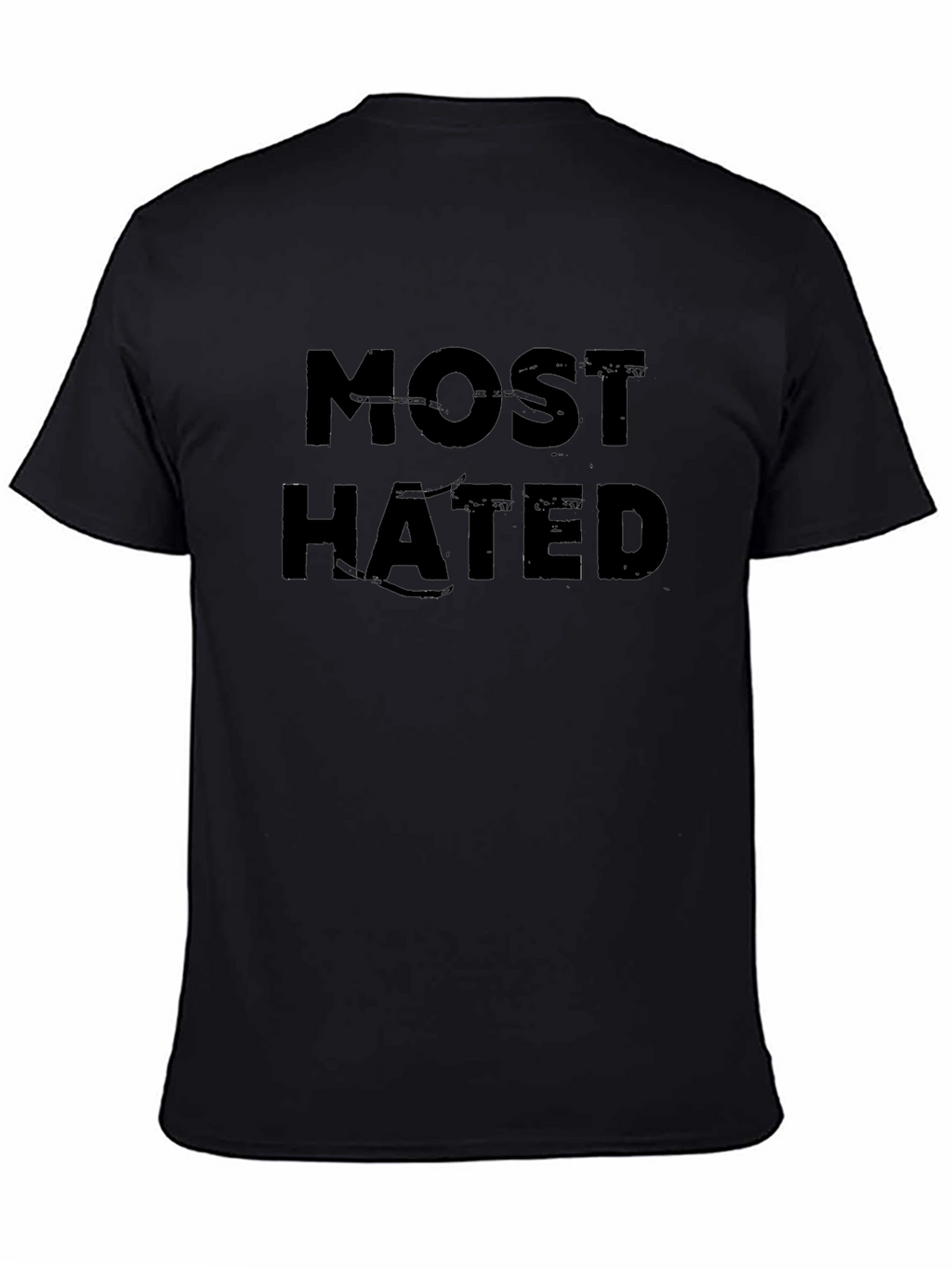 Most Hated Black Graphic T-Shirt