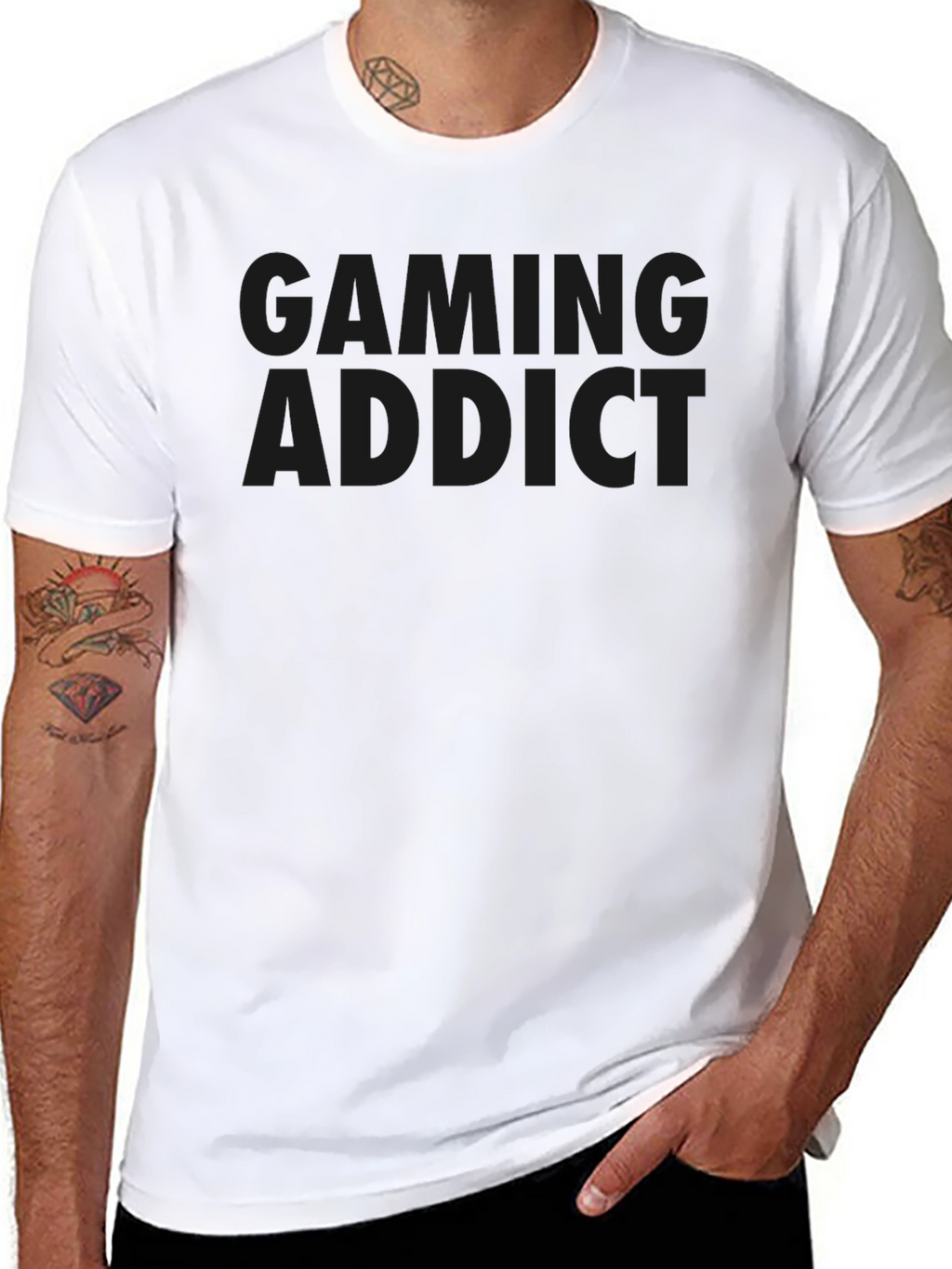 Gaming Addict Black T-Shirt