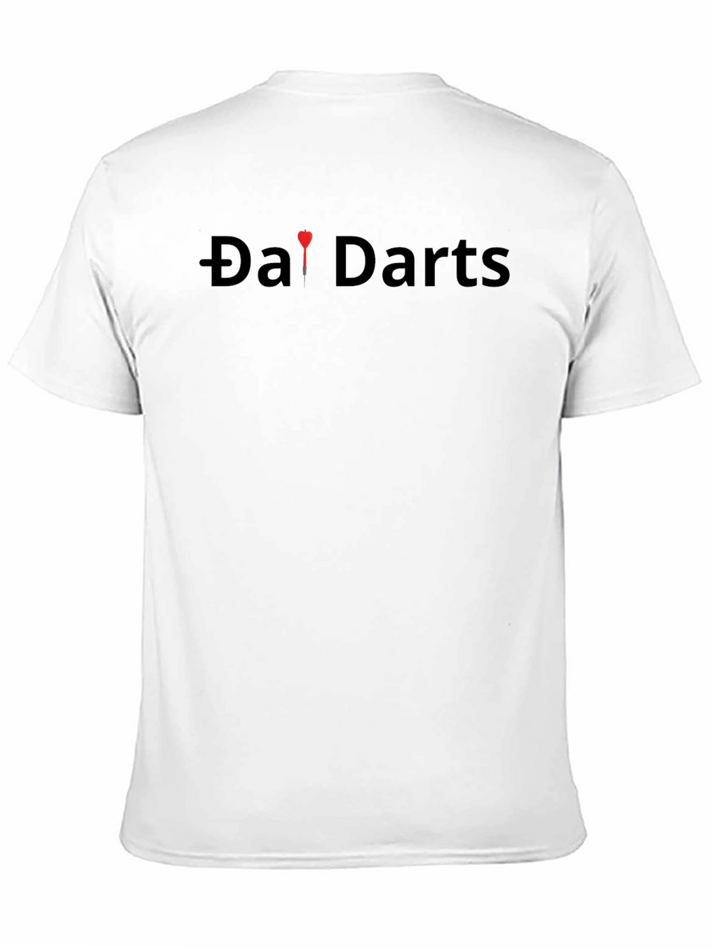 Da! Darts Graphic Tee - Classic Black Cotton T-Shirt