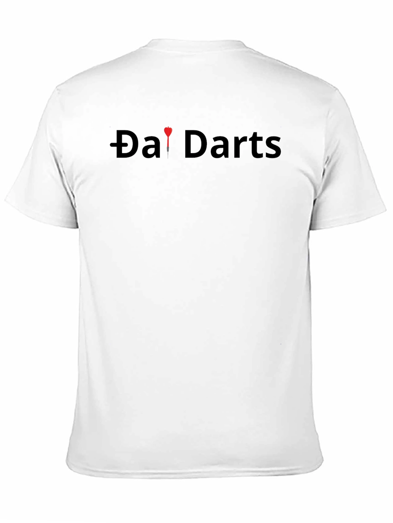 Da! Darts Graphic Tee - Classic Black Cotton T-Shirt