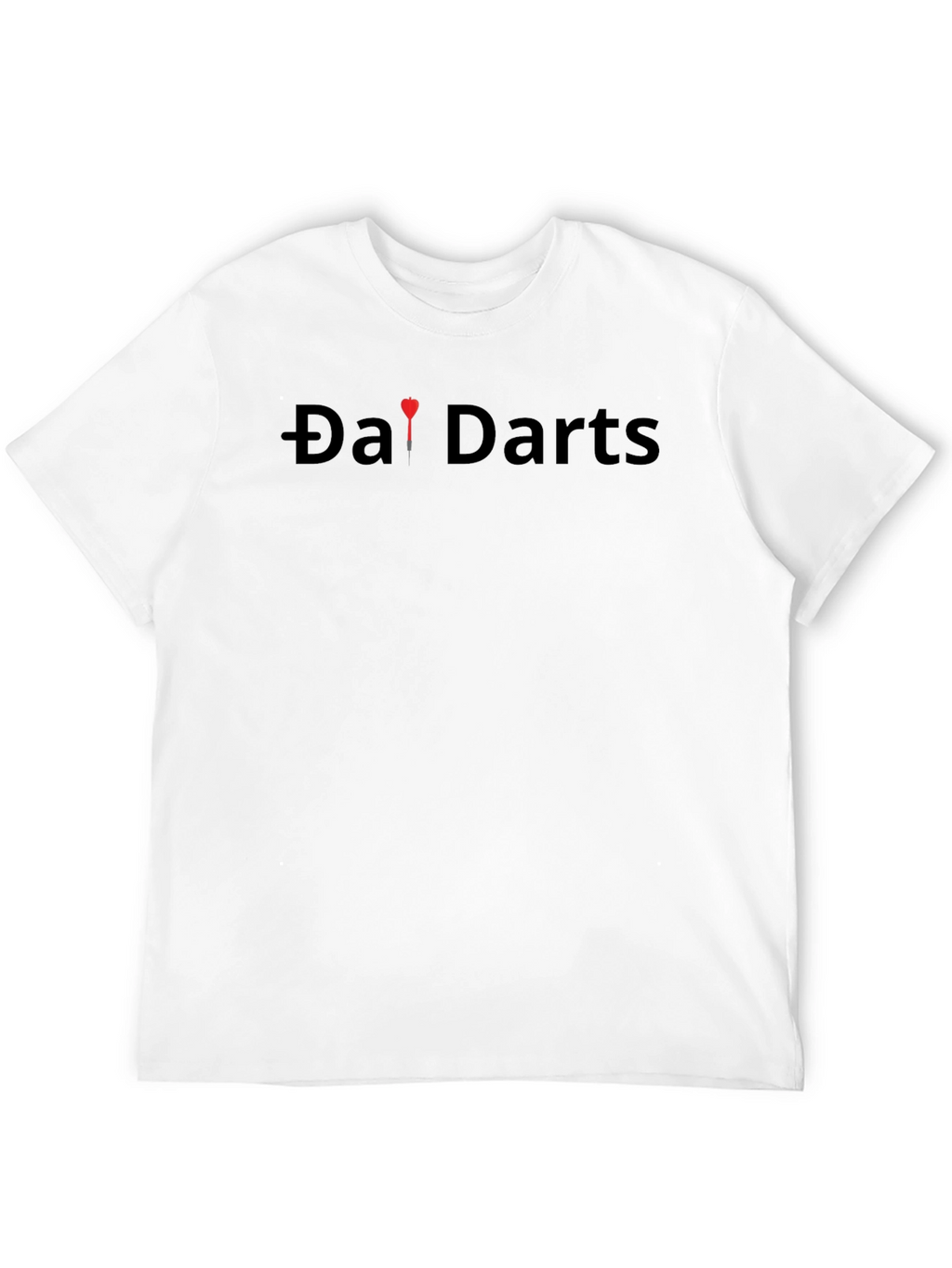 Da! Darts Graphic Tee - Classic Black Cotton T-Shirt