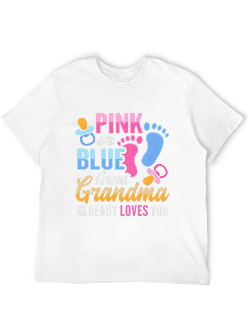 Pink or Blue Great Grandma T-Shirt