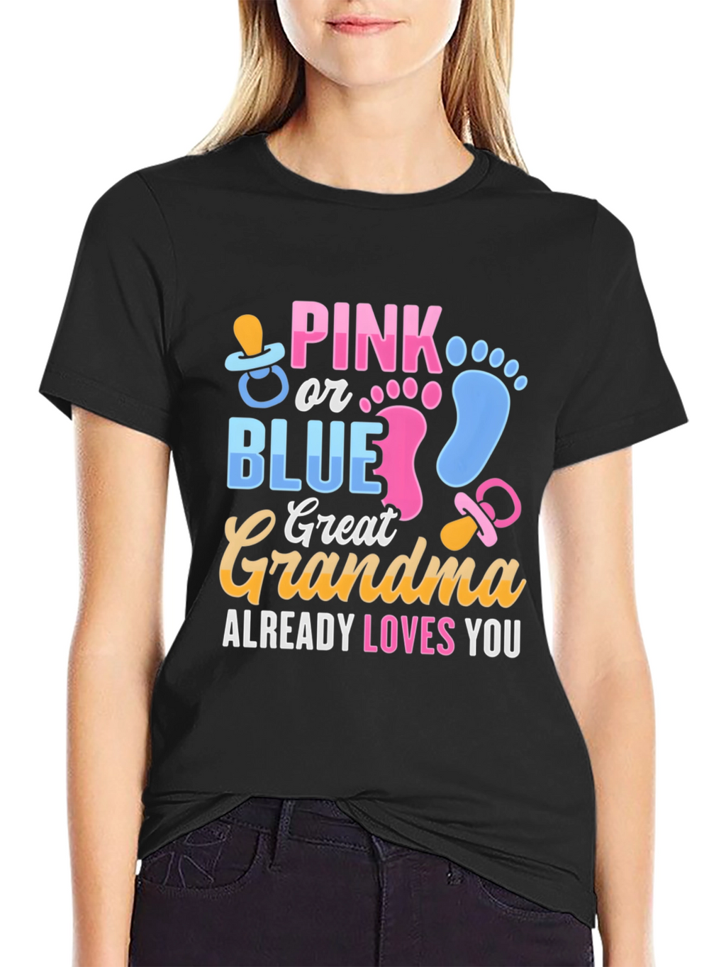 Pink or Blue Great Grandma T-Shirt