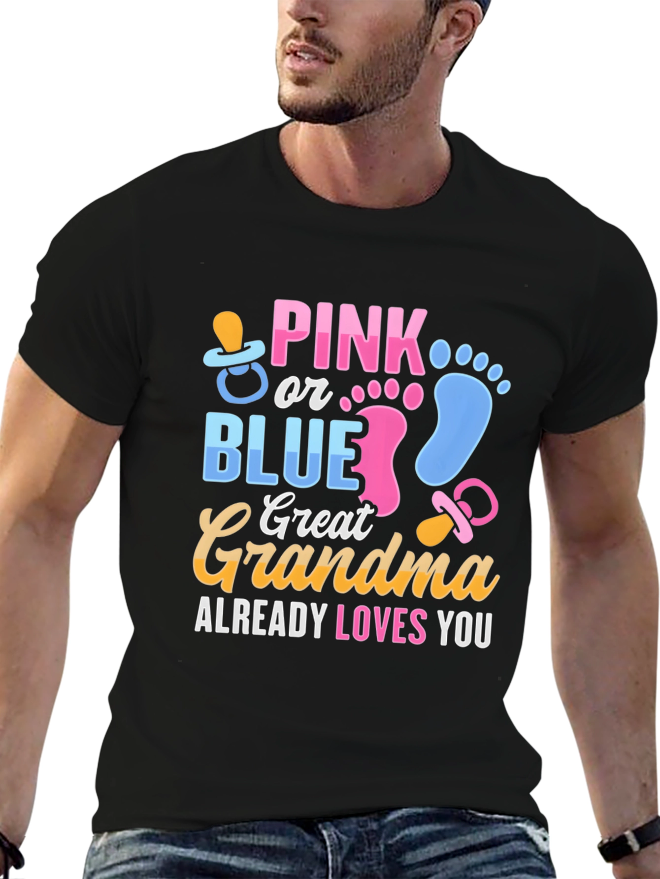 Pink or Blue Great Grandma T-Shirt