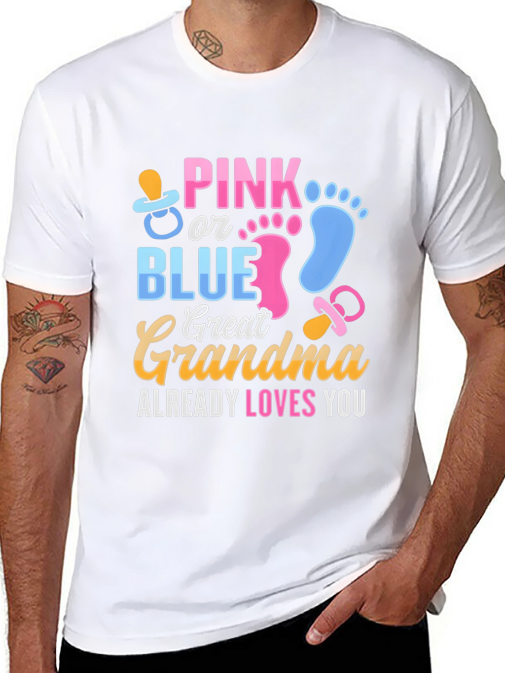 Pink or Blue Great Grandma T-Shirt