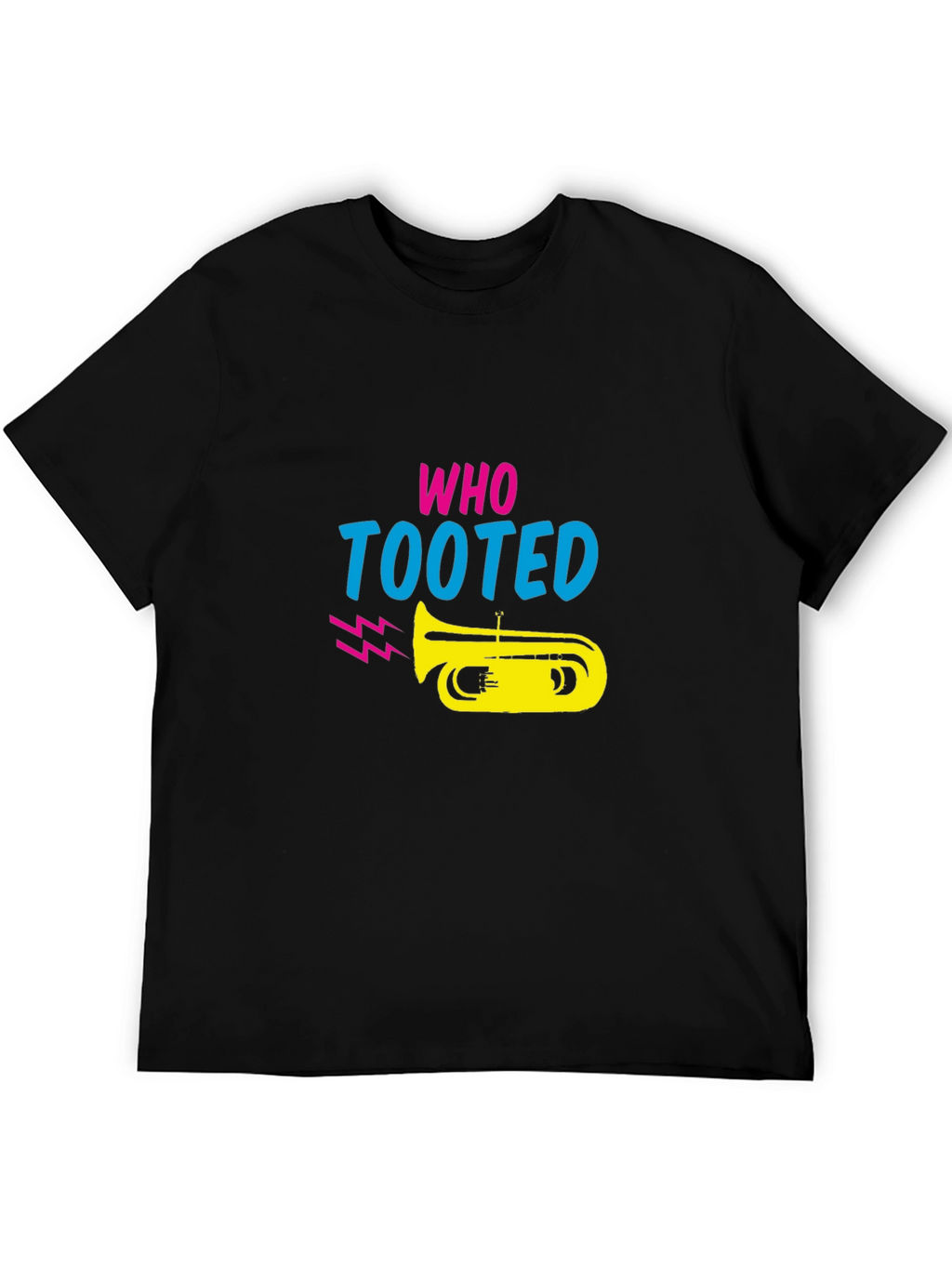 Who Tooted T-Shirt - Funny Music Graphic Tee