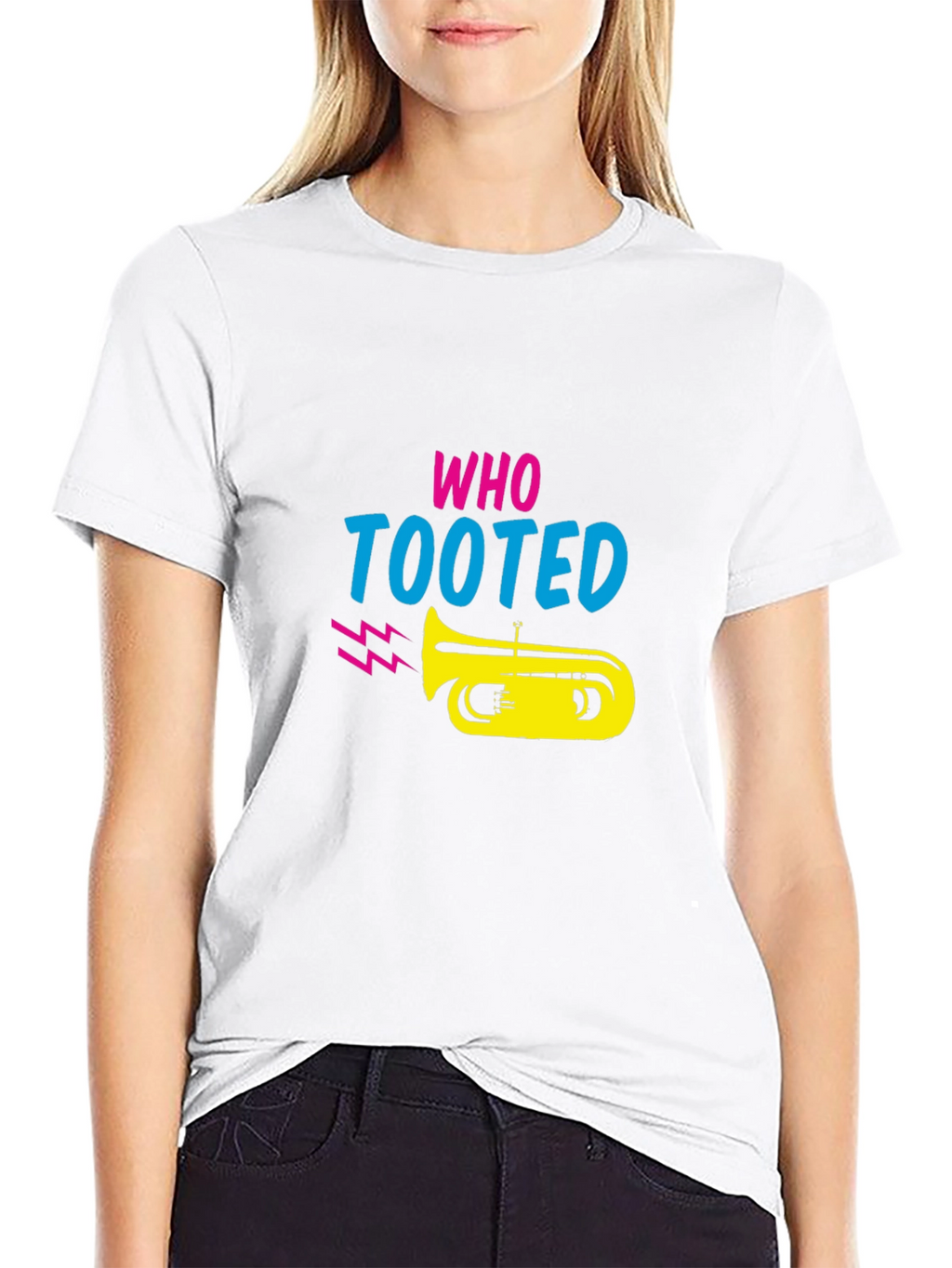 Who Tooted T-Shirt - Funny Music Graphic Tee