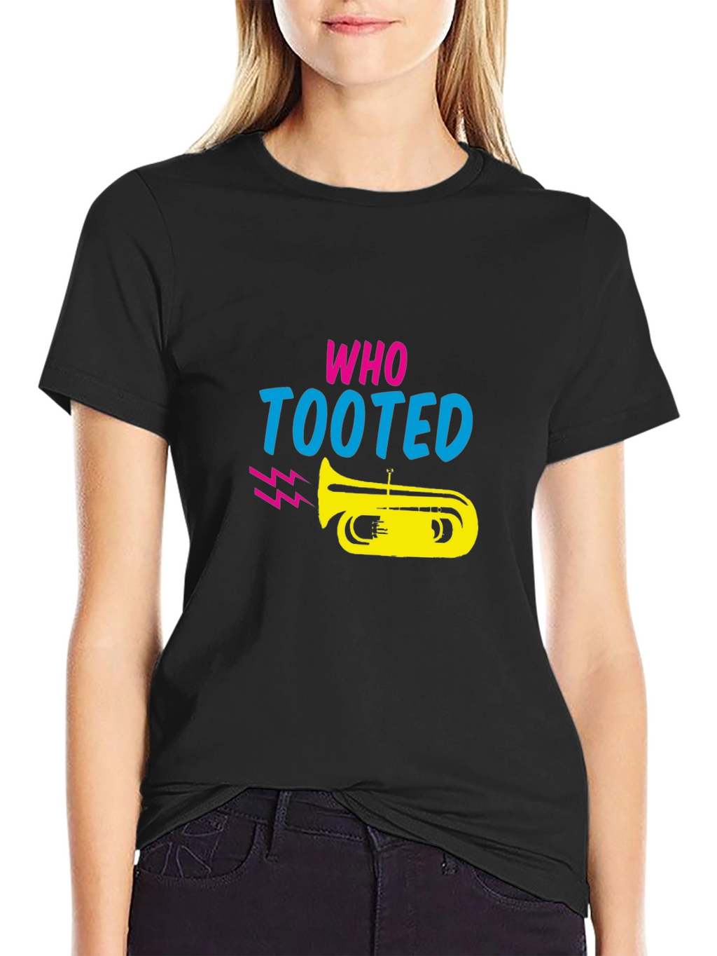 Who Tooted T-Shirt - Funny Music Graphic Tee