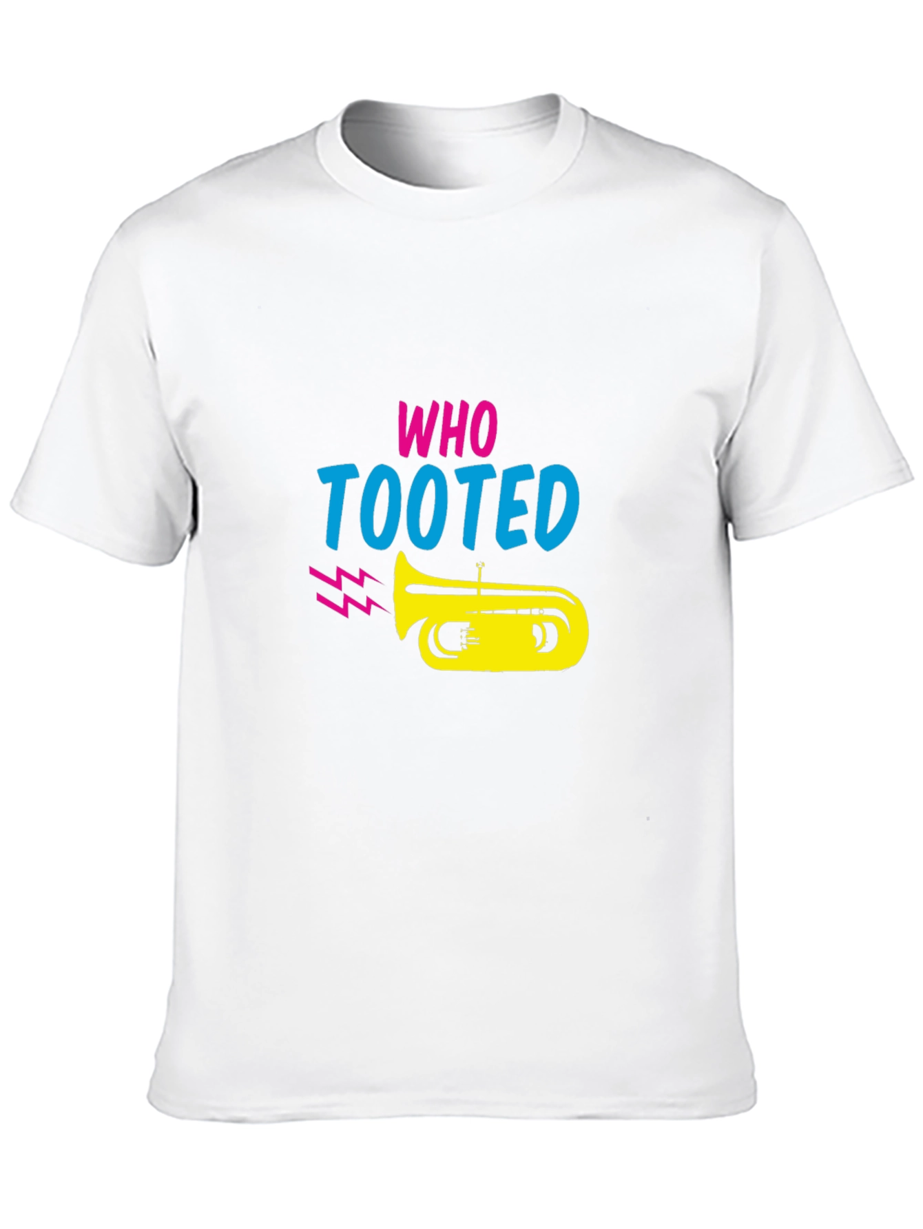 Who Tooted T-Shirt - Funny Music Graphic Tee