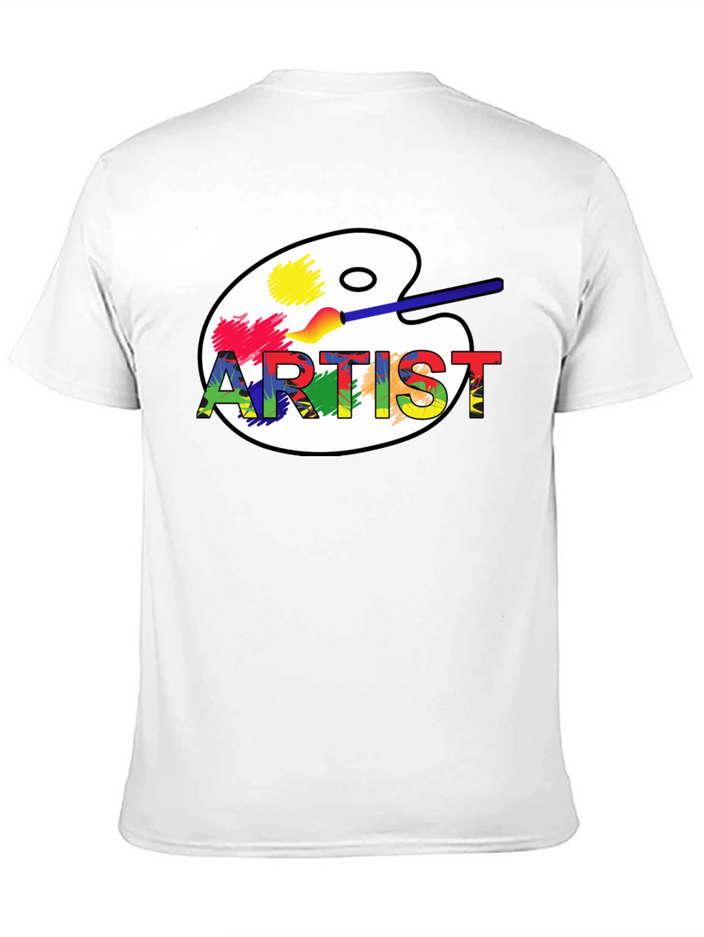 Artist Palette Graphic T-Shirt - Creative Design