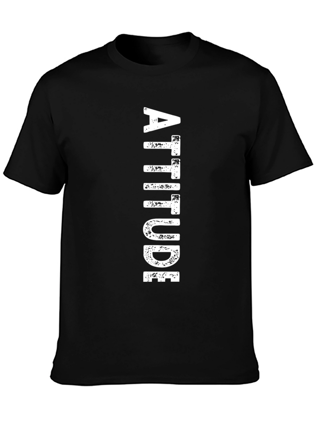 Attitude Graphic Black T-Shirt