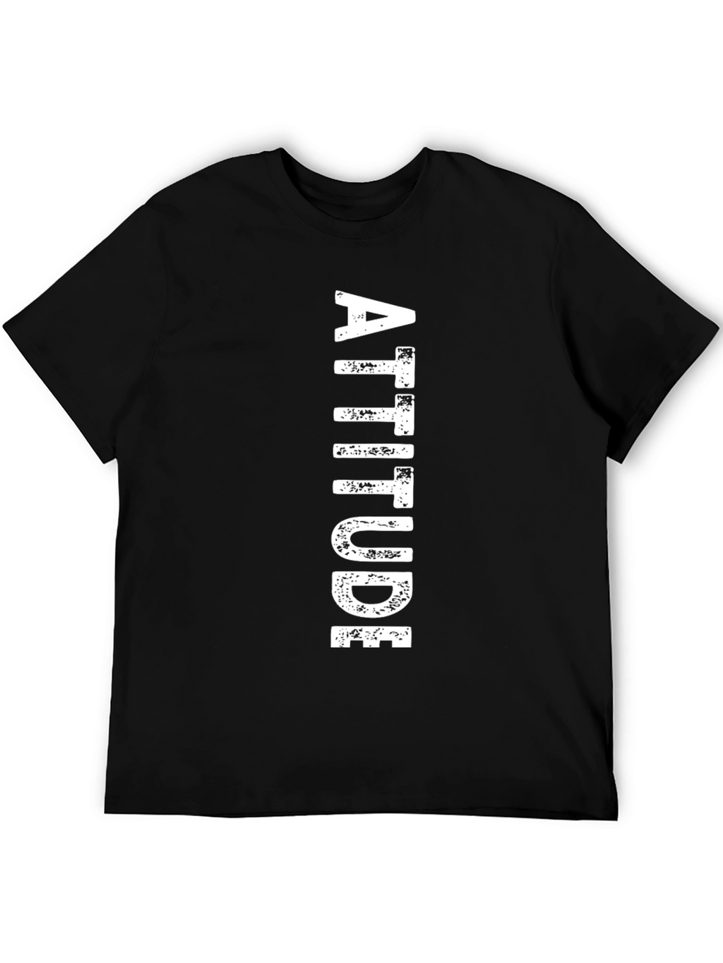 Attitude Graphic Black T-Shirt