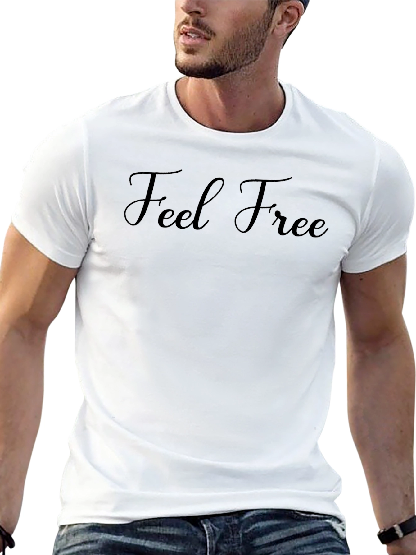 Feel Free Black T-Shirt
