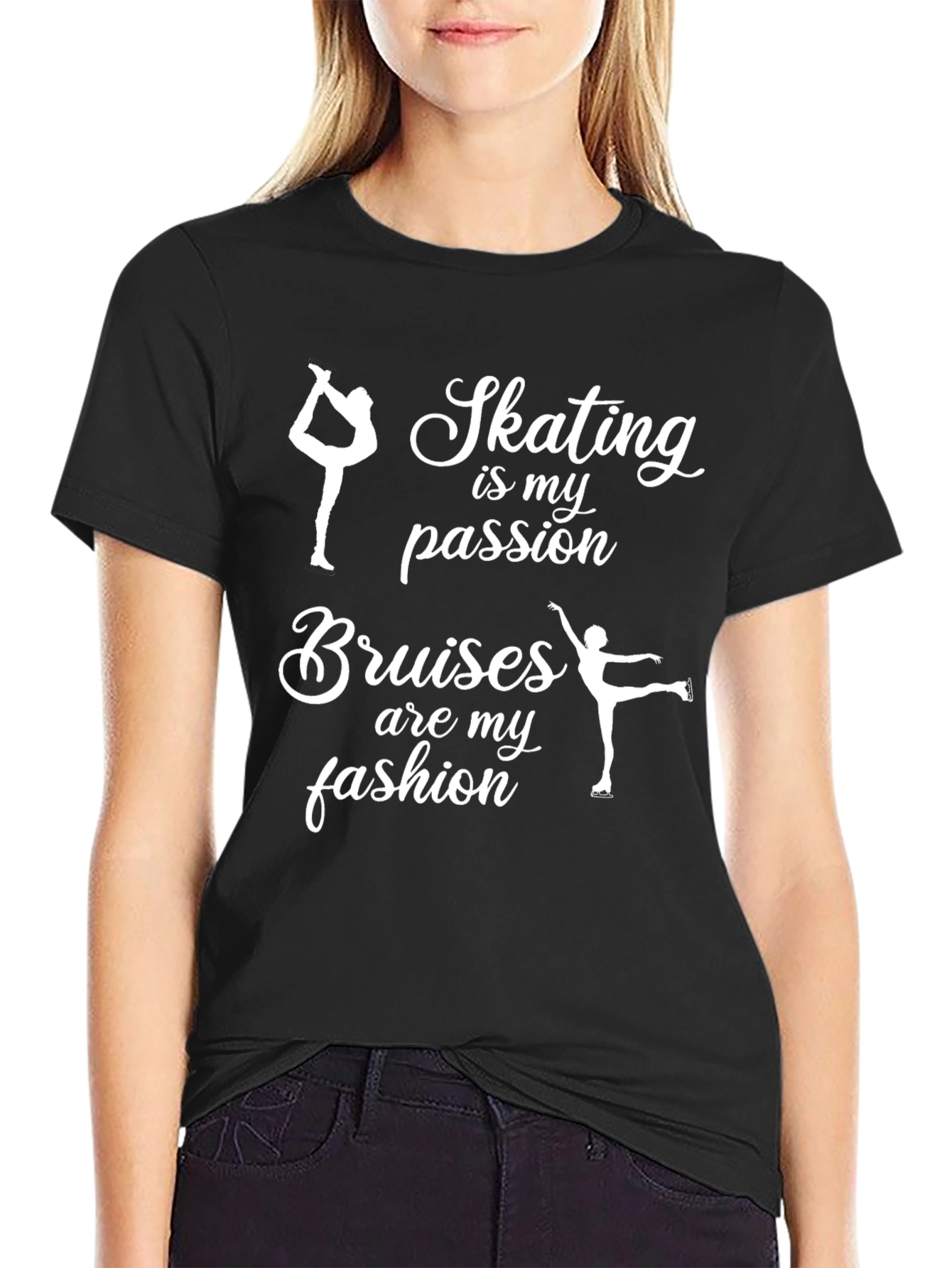 Skating Passion T-Shirt - Ice Skating Fashion Tee
