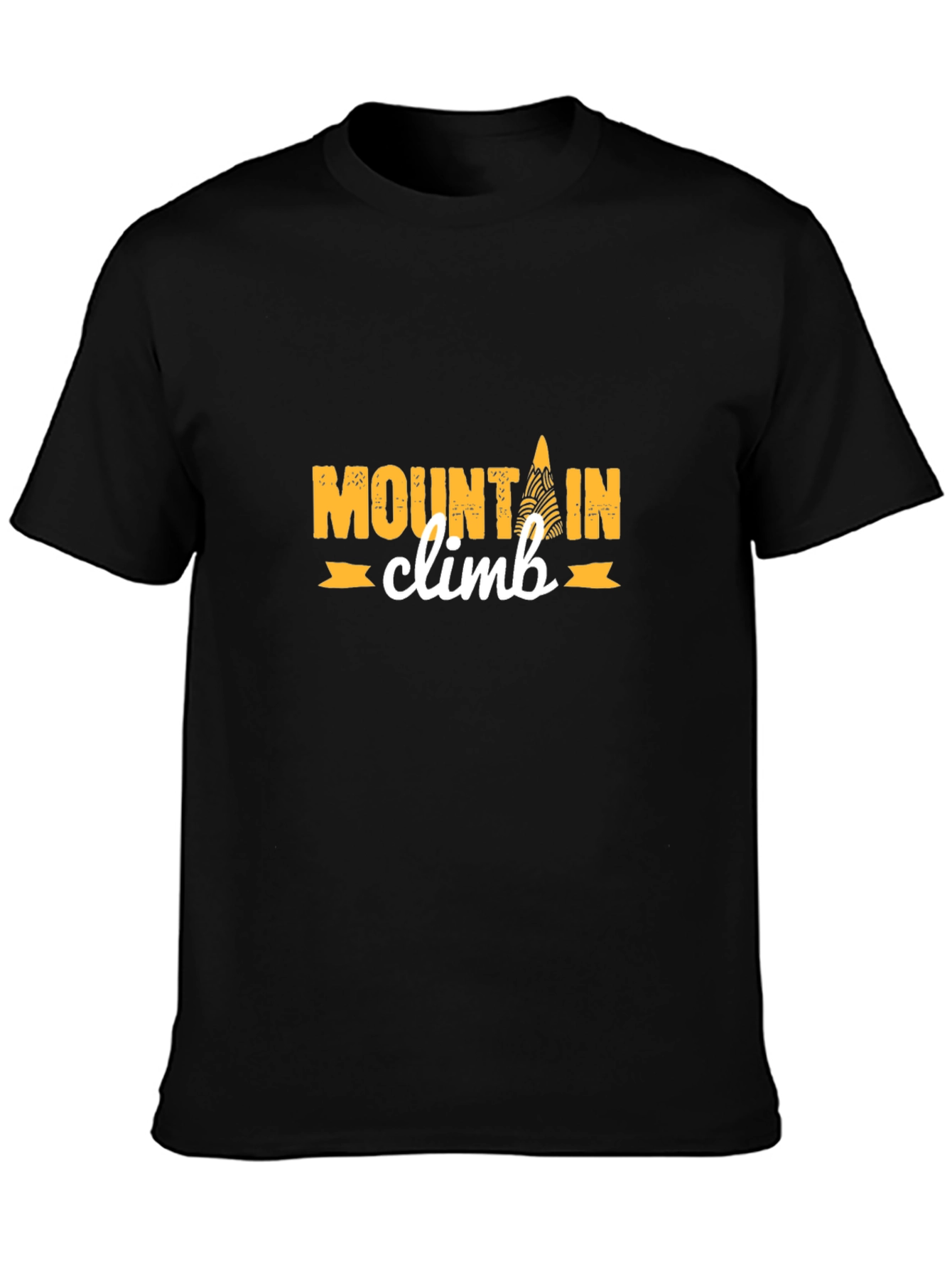 Mountain Climb Graphic Tee - Black