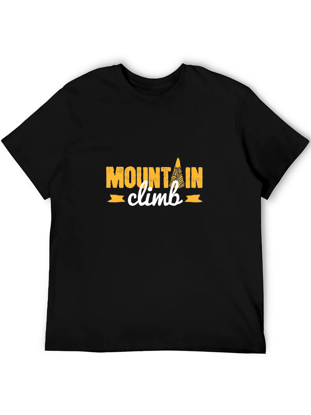 Mountain Climb Graphic Tee - Black