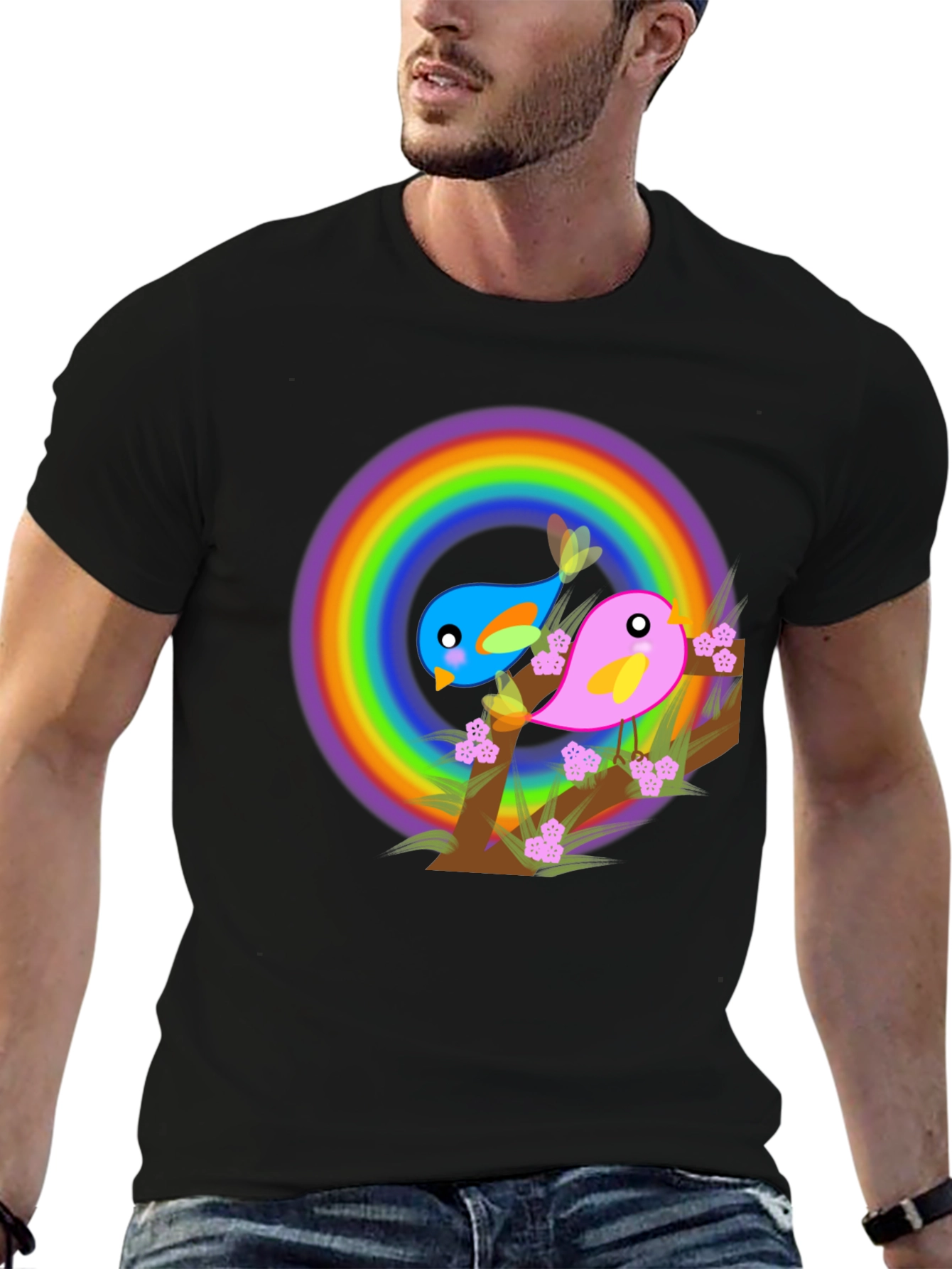 Rainbow Birds T-Shirt