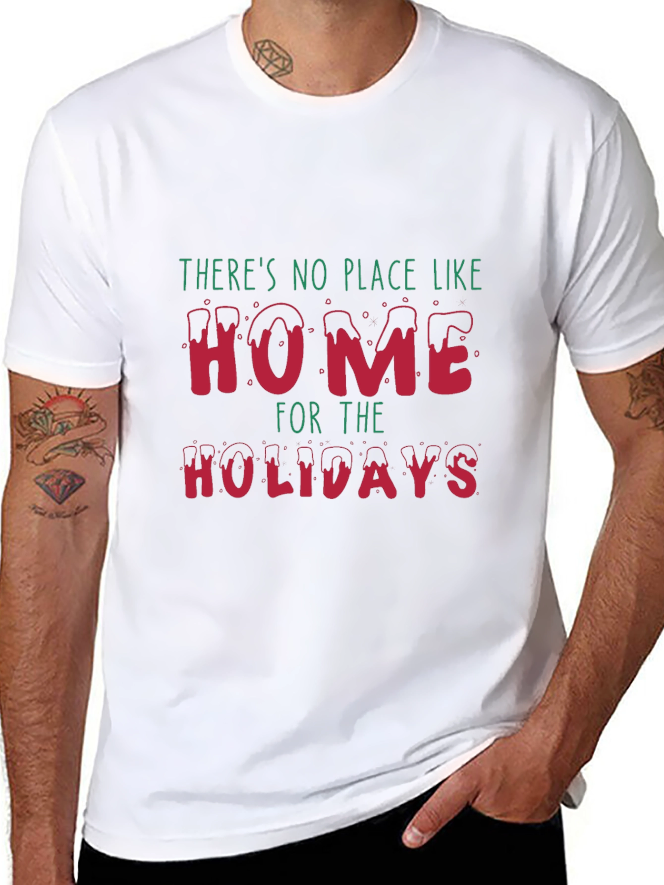 Festive Home for the Holidays Graphic Tee