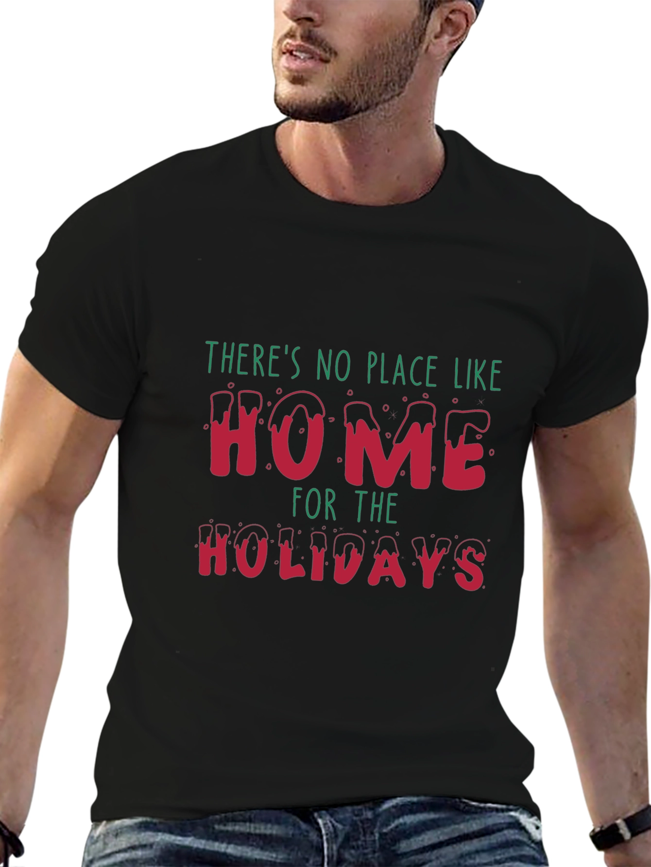 Festive Home for the Holidays Graphic Tee