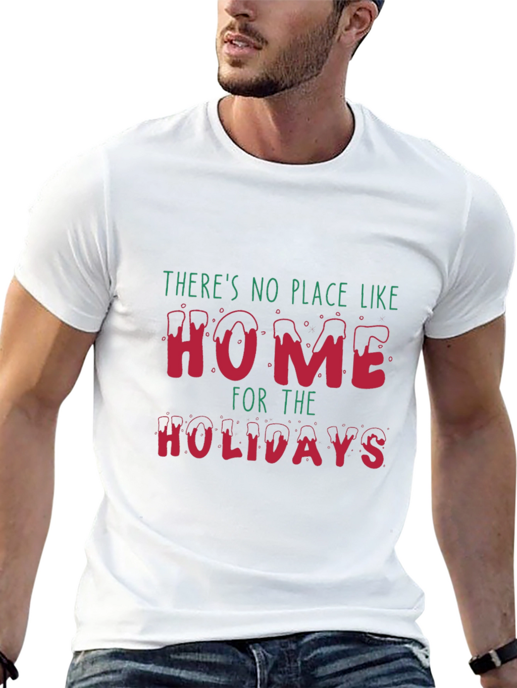 Festive Home for the Holidays Graphic Tee