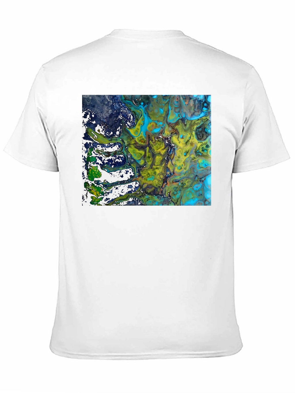 Abstract Art Graphic Tee - Modern Black T-Shirt