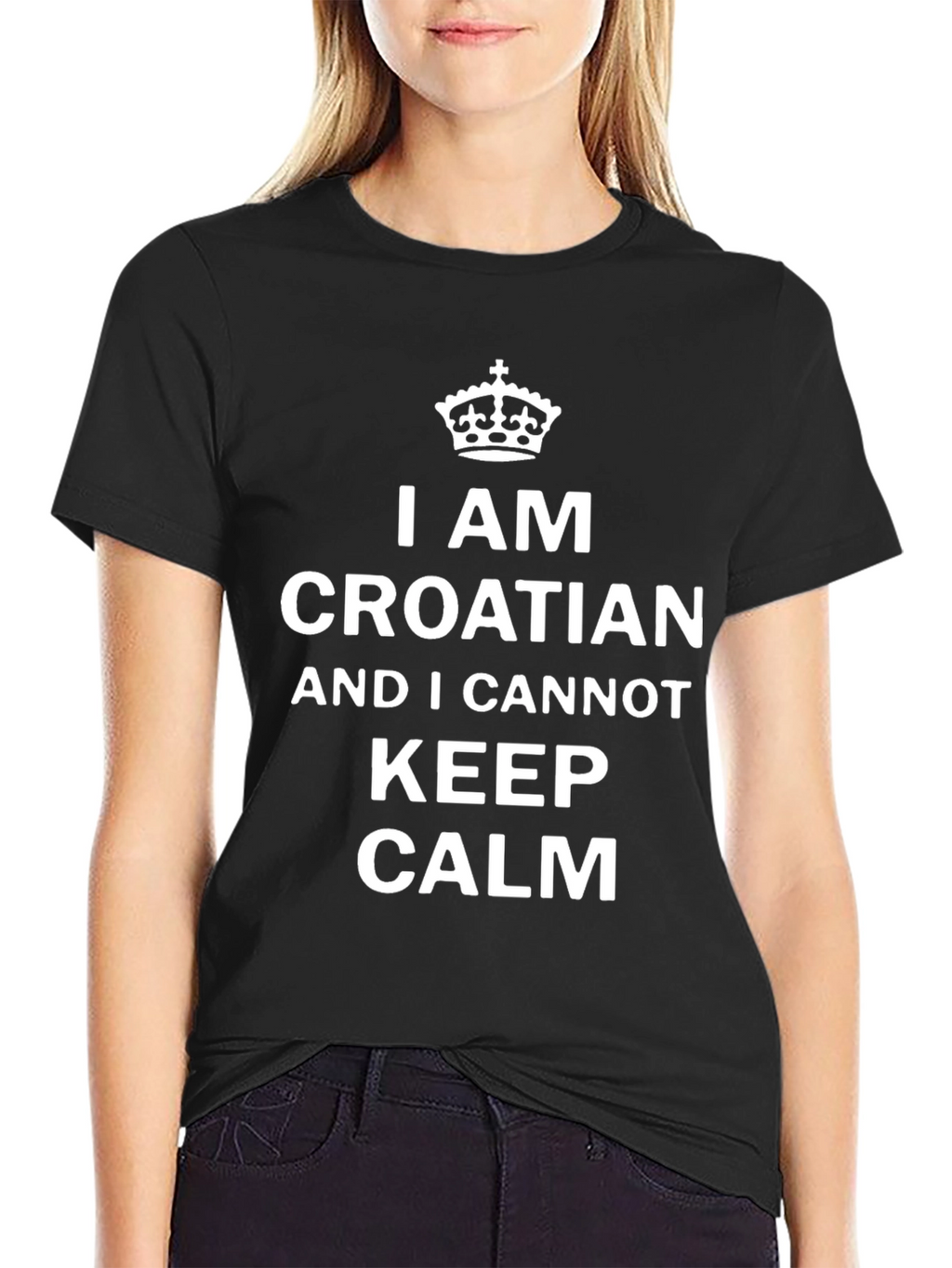 I Am Croatian T-Shirt: Keep Calm Tee