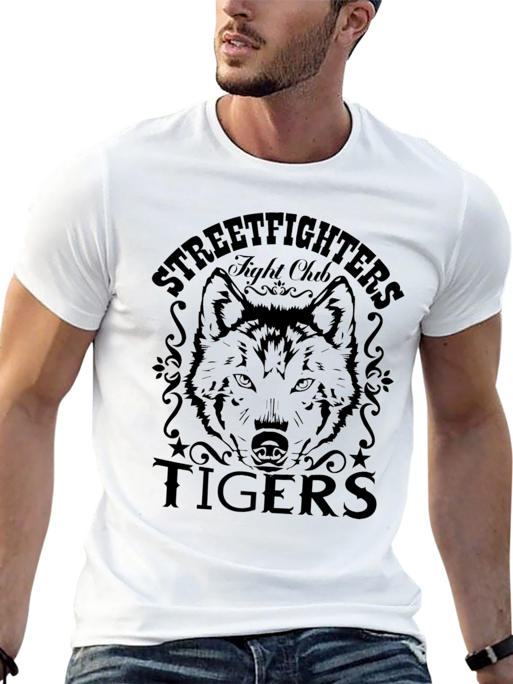 Streetfighters Tigers Fight Club T-Shirt