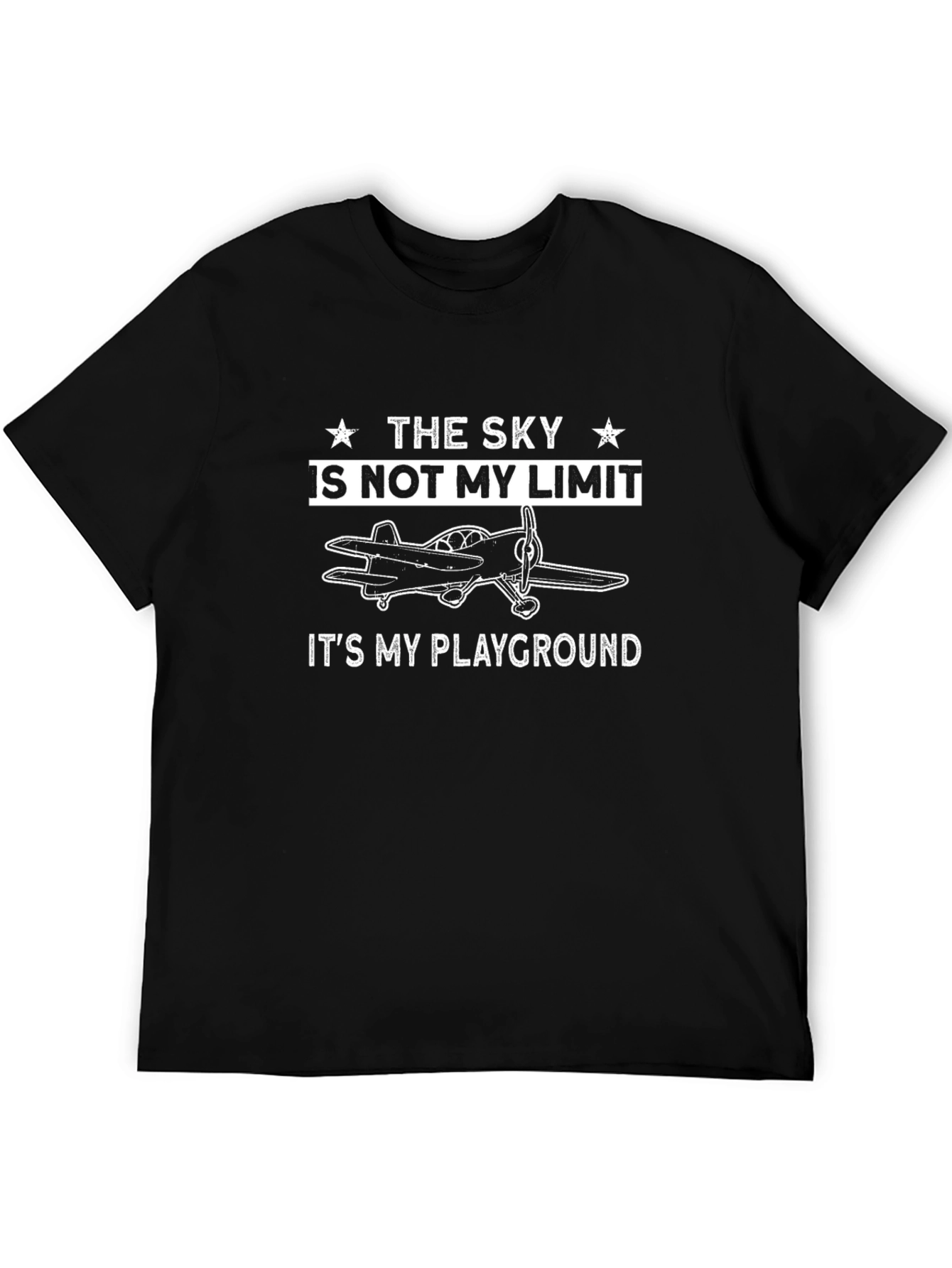 The Sky is My Playground T-Shirt - Pilot Aviation Gift