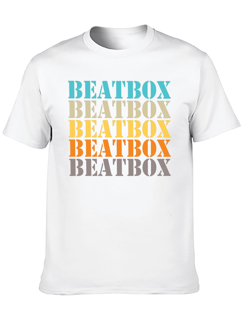 Retro Beatbox Graphic Tee - Trendy Music T-Shirt