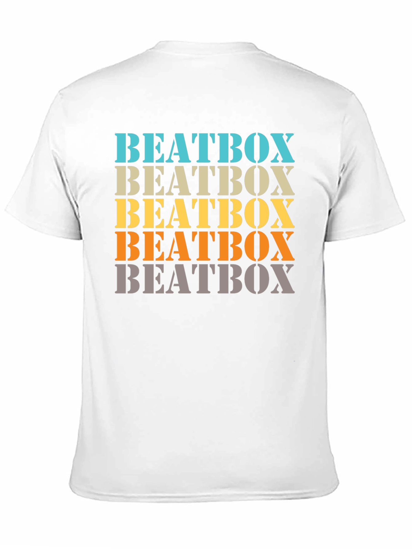 Retro Beatbox Graphic Tee - Trendy Music T-Shirt