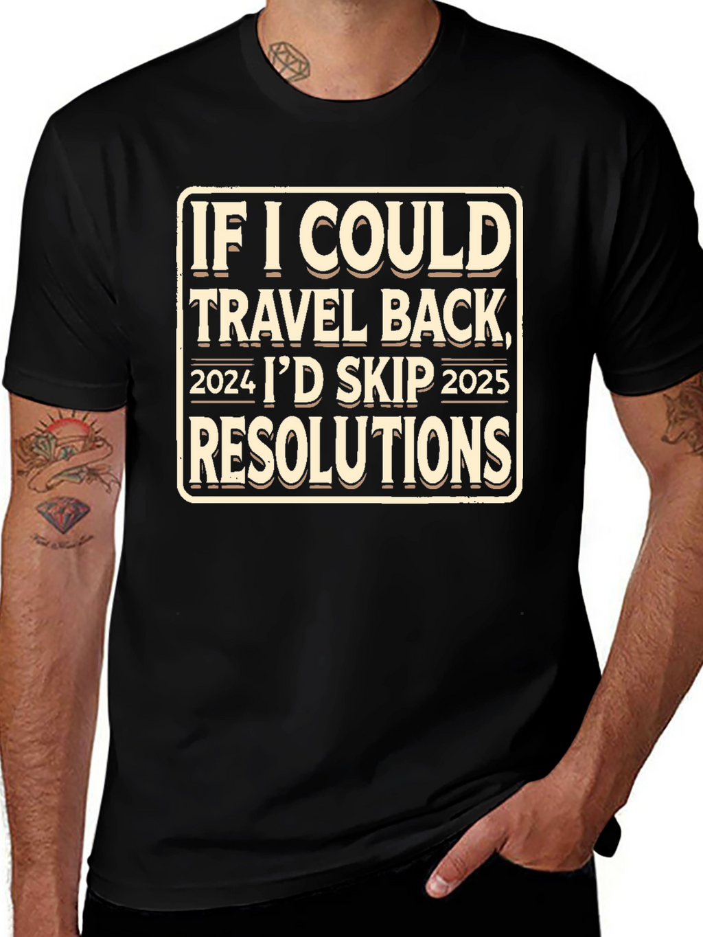 Skip 2025 New Year Funny T-Shirt