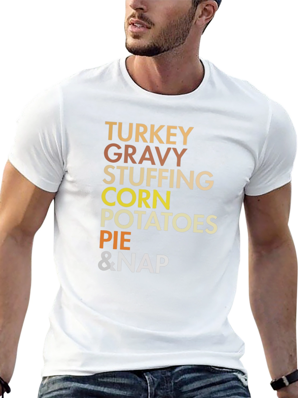 Thanksgiving Food List T-Shirt